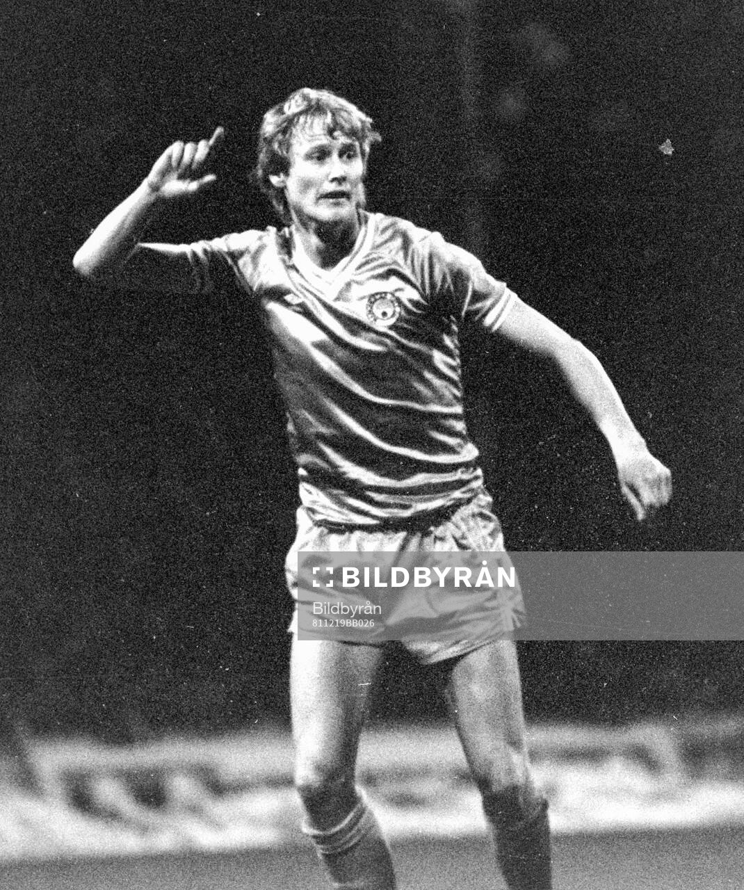 Footboll, English Division One, Manchester City - Sunderland: Manchester Citys Åge Hareide.