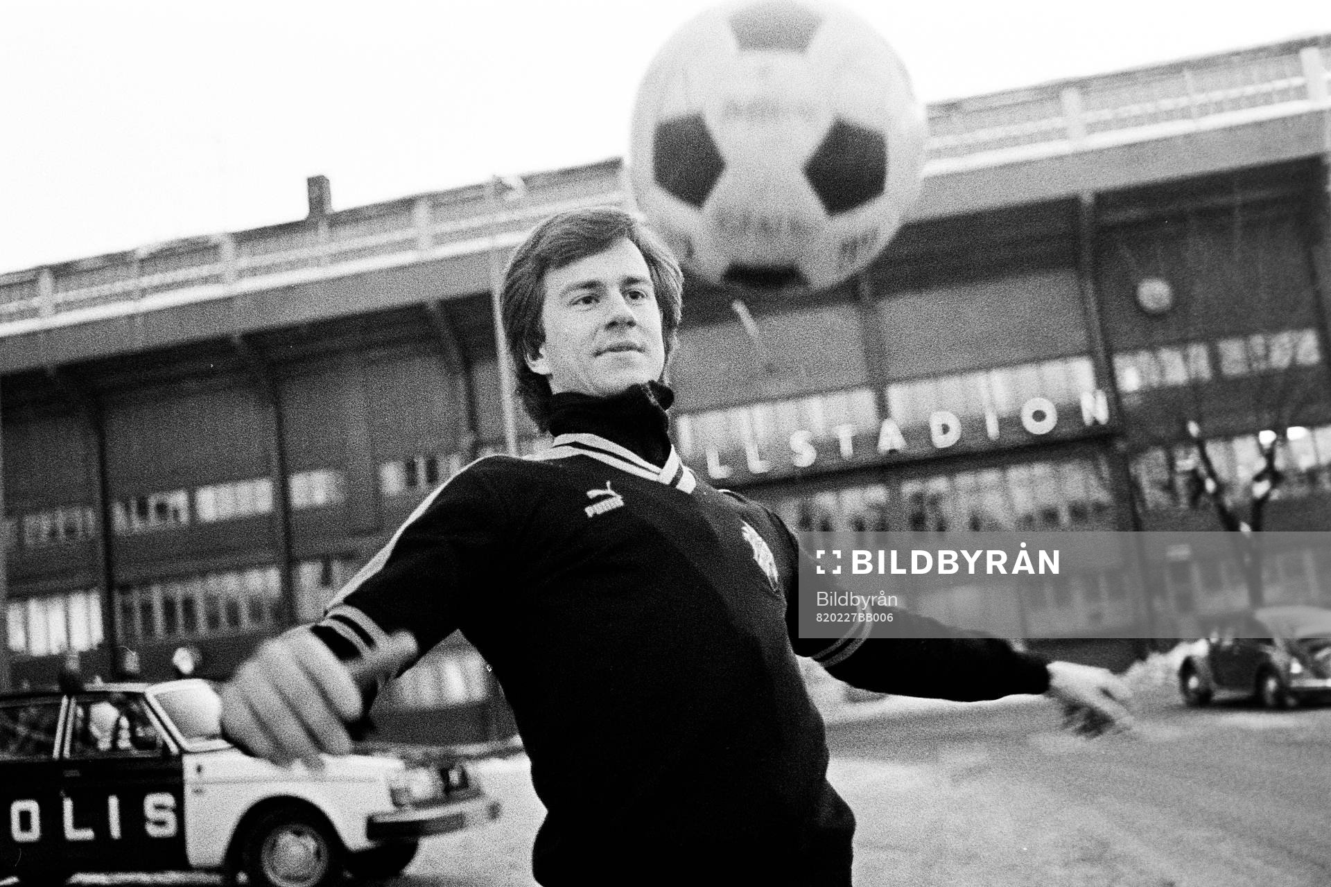 Thomas Bergman med bollen