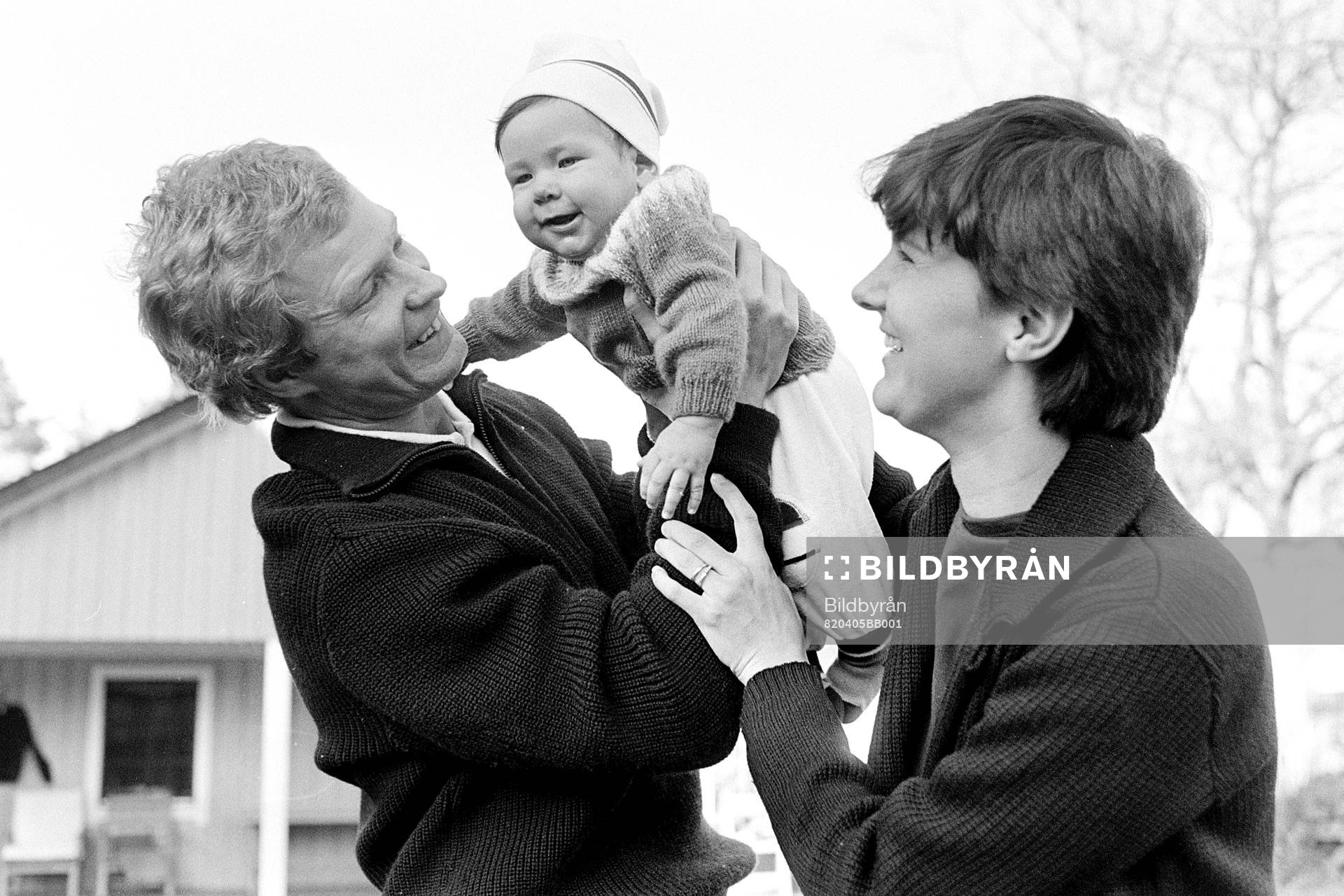 Dan Granqvist med fru Anne och son