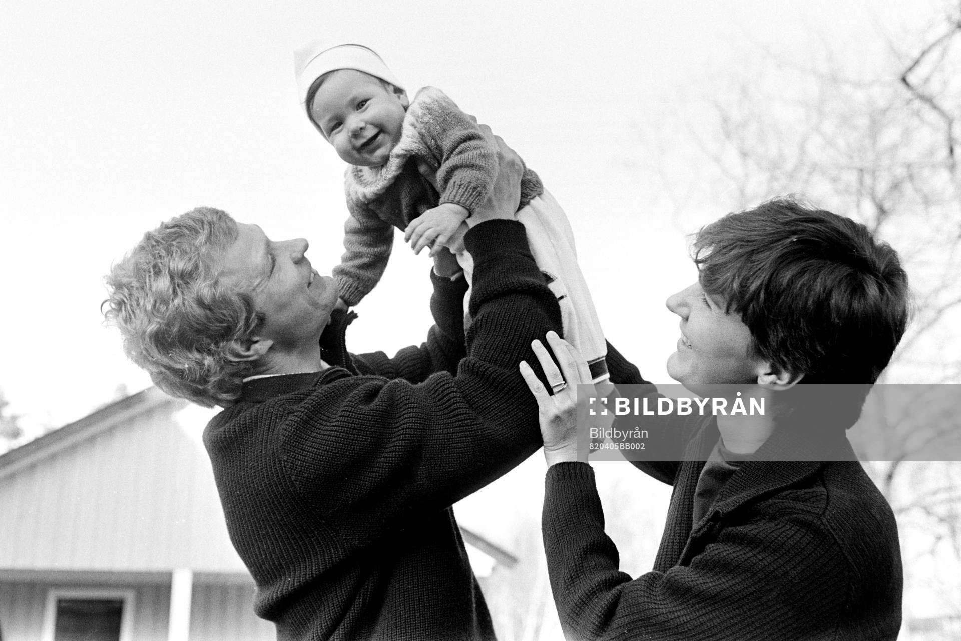 Dan Granqvist med fru Anne och son