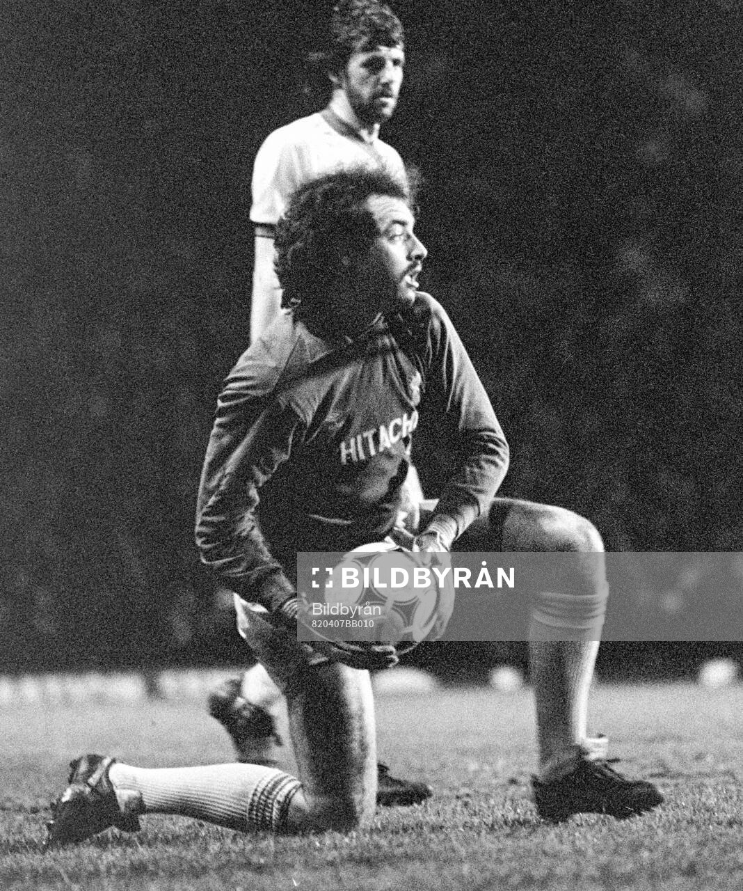 Football, English Division One, Manchester United - Liverpool: Liverpools goalkeeper Bruce Grobbelaar.