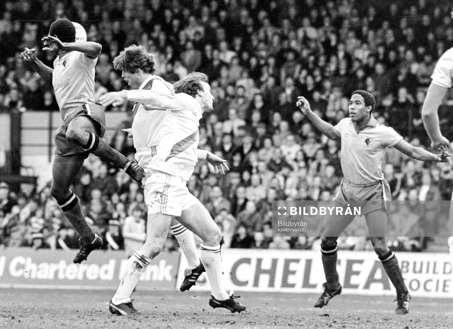Watfords Luther Blissett and John Barnes