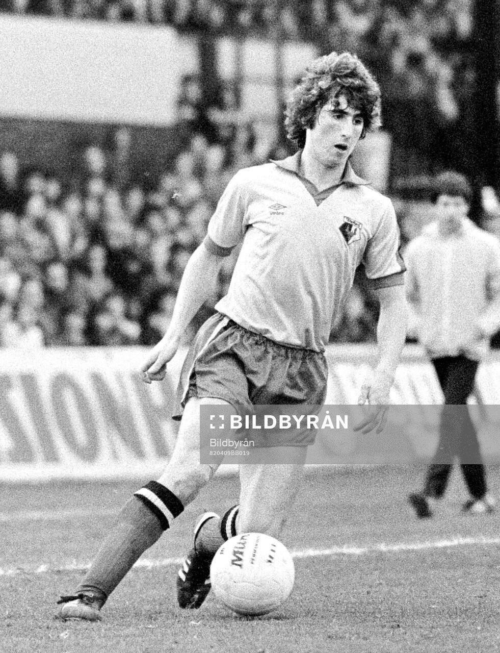 Football, Division Two, England, Watford - Crystal Palace: Watfords Nigel Callaghan.