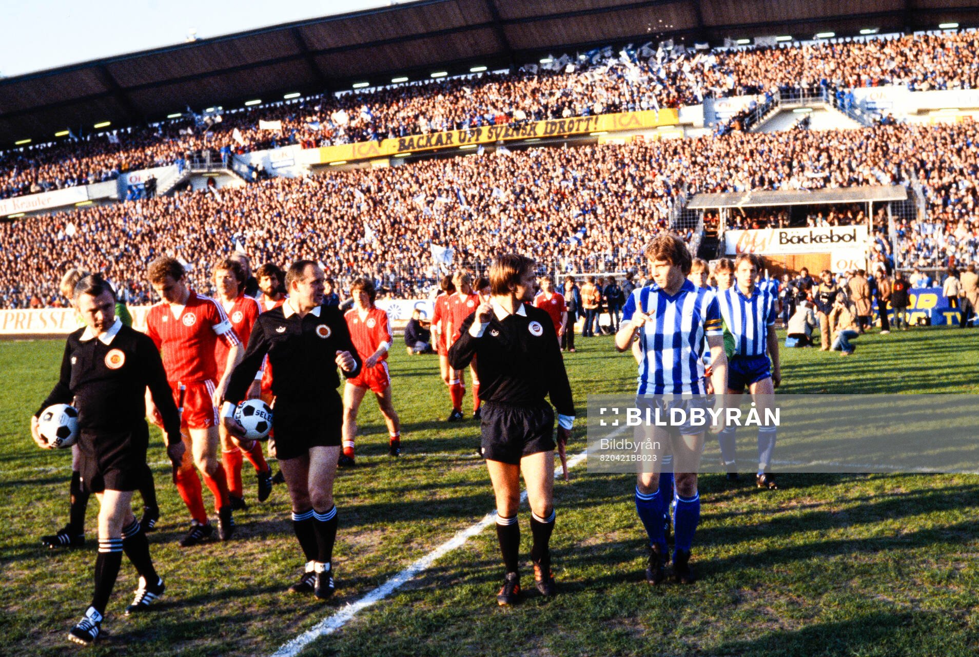 Football, UEFA Cup 1981-1982, Semifinal, match 2, IFK