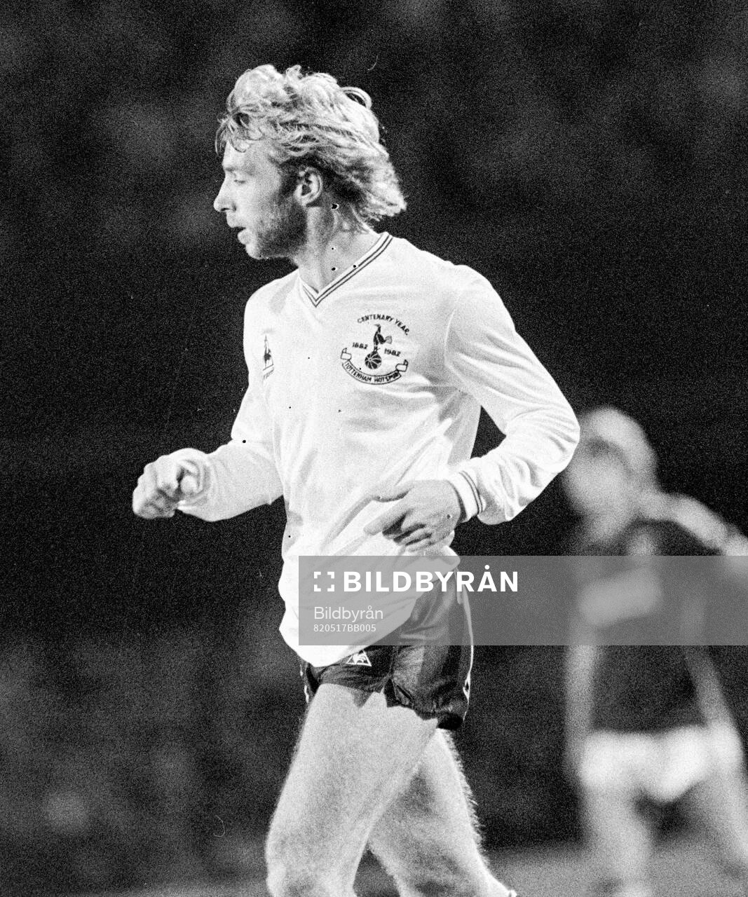 Football, Division One, England 1981-1982: Ipswich - Tottenham: Tottenhams Steve Archibald.