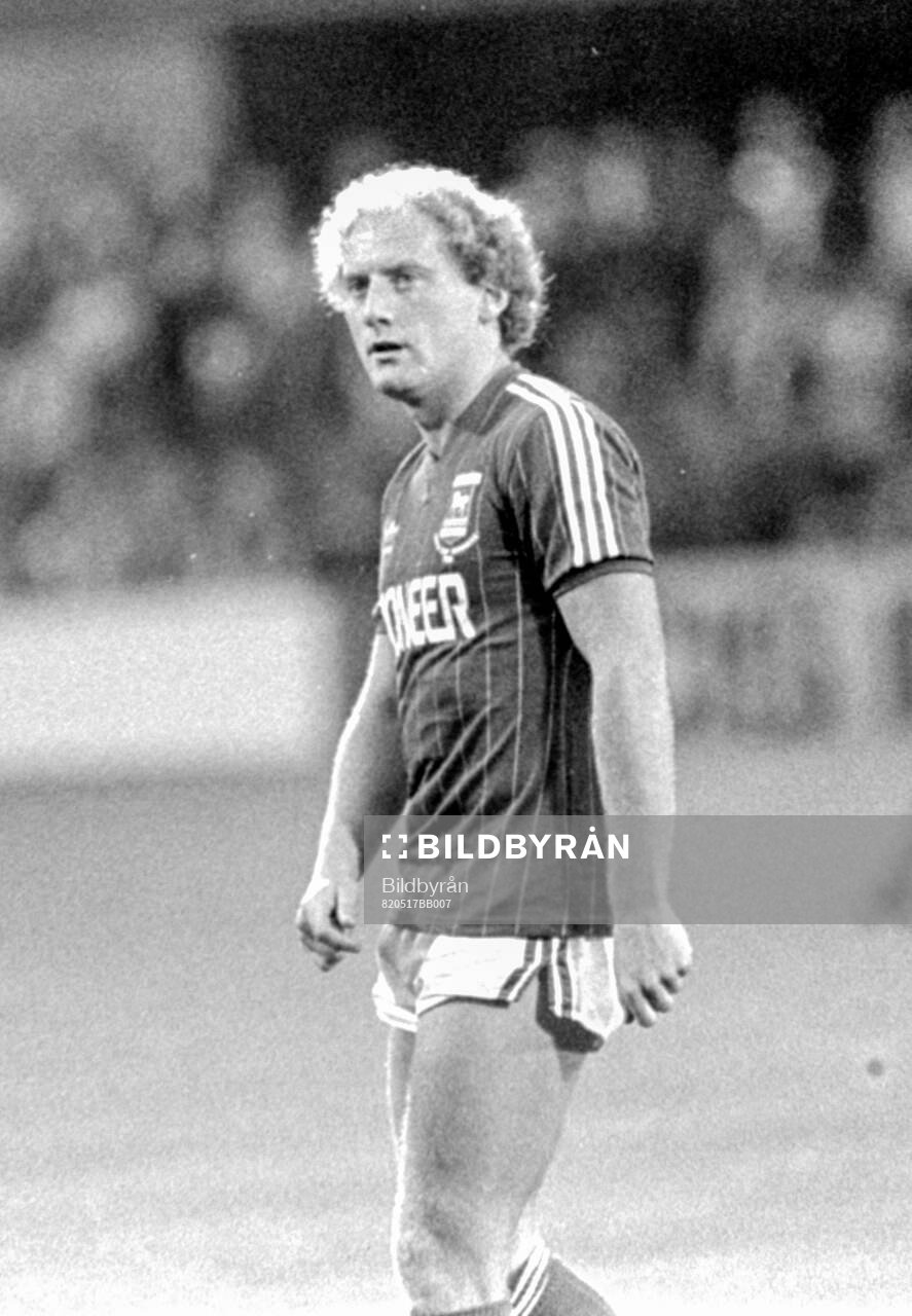 Ipswich - Tottenham: Alan Brazil of Ipswich