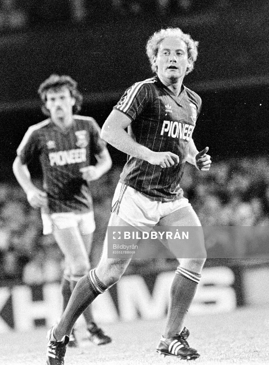 Ipswich - Tottenham: Alan Brazil of Ipswich
