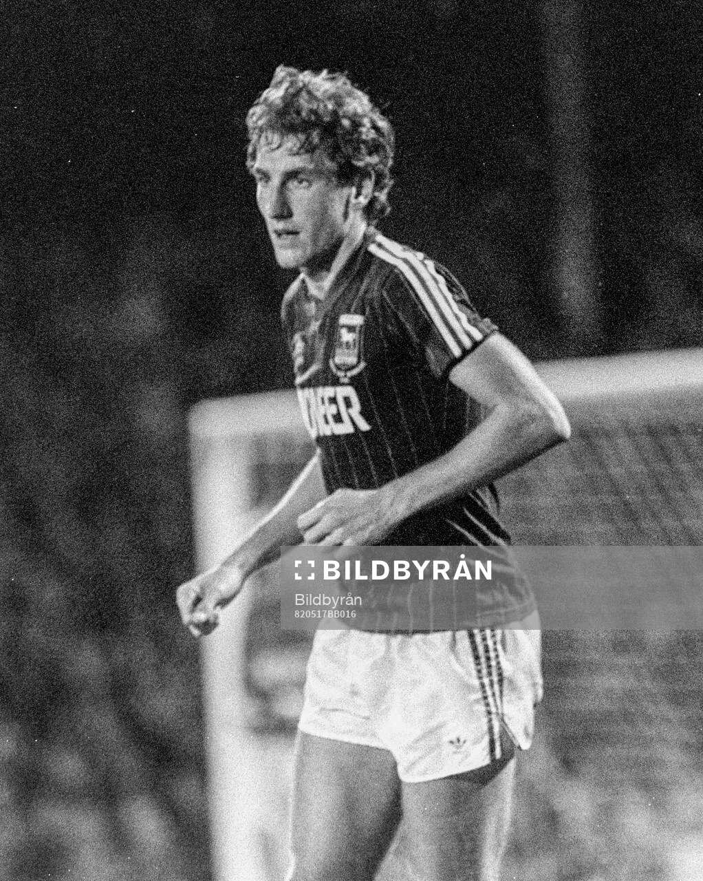 Ipswich - Tottenham: Terry Butcher of Ipswich