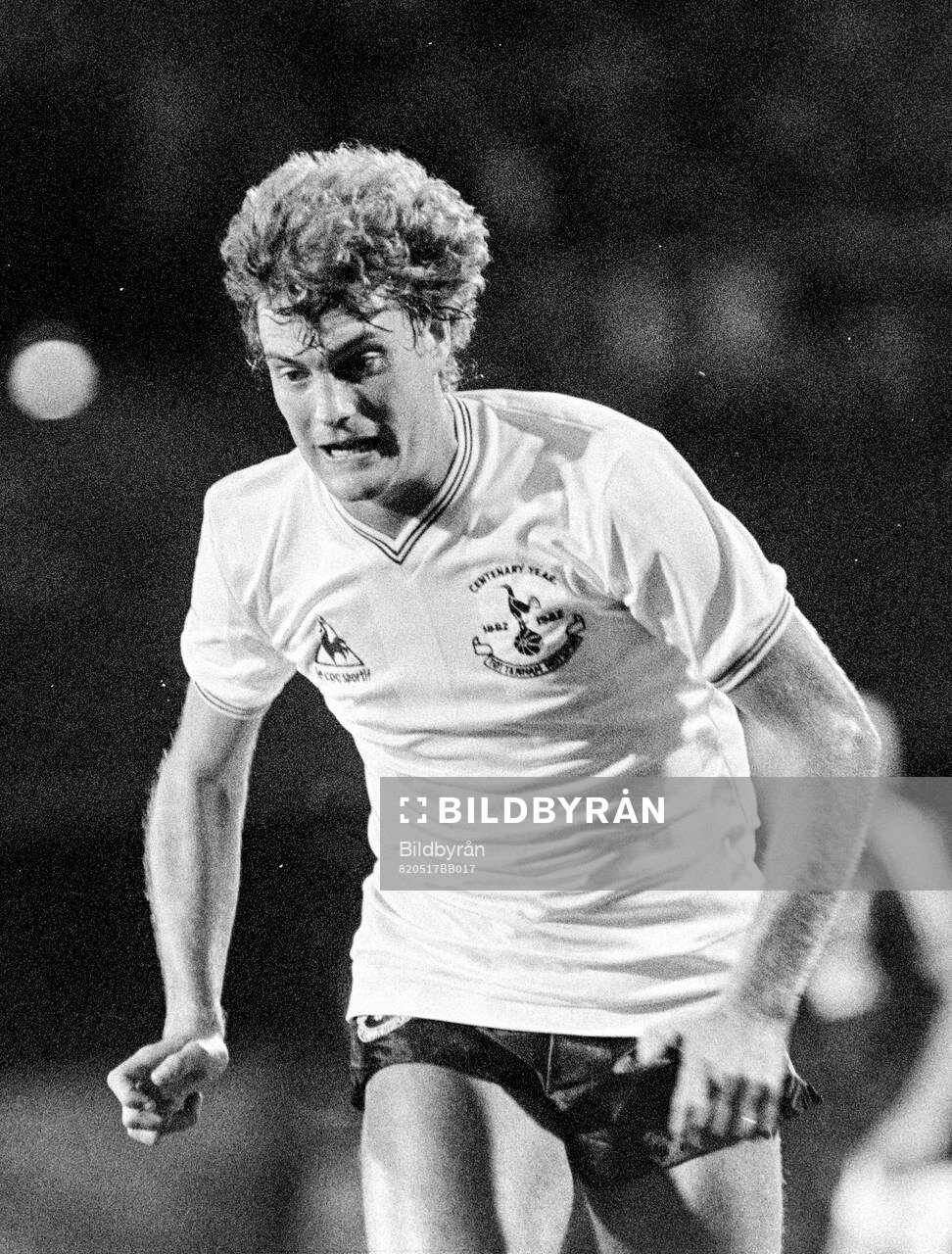 Football, Division One, England 1981-1982: Ipswich - Tottenham: Tottenhams Glenn Hoddle.