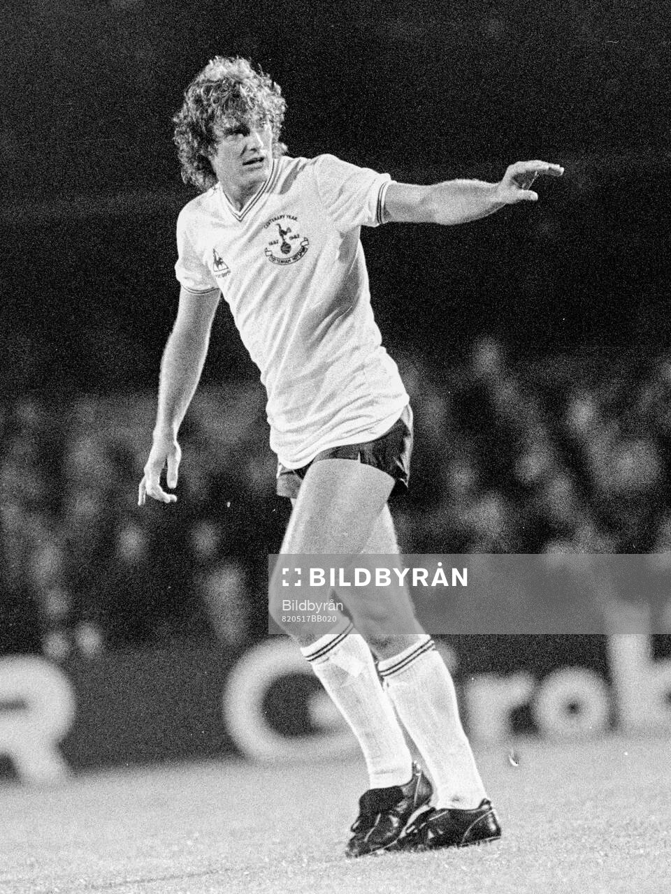 Football, Division One, England 1981-1982: Ipswich - Tottenham: Tottenhams Glenn Hoddle.