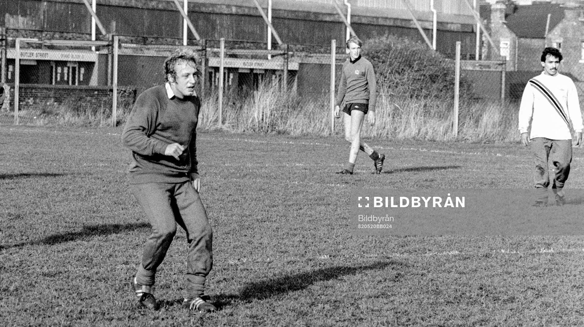 Robert Prytz trial at Stoke City. Training session
