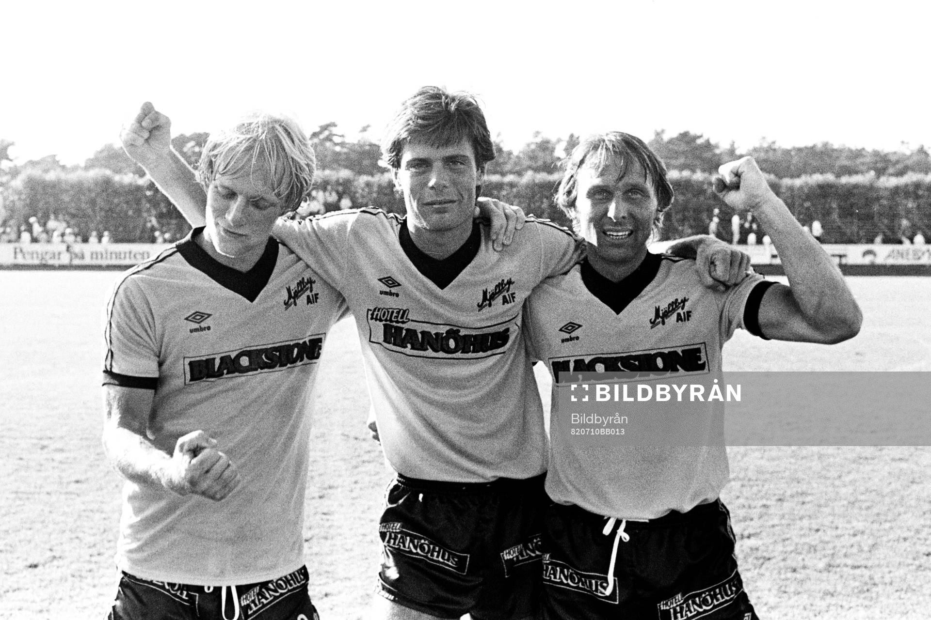 Mjällbys målskyttar Lennart Weidenstolpe, Roger Olofsson