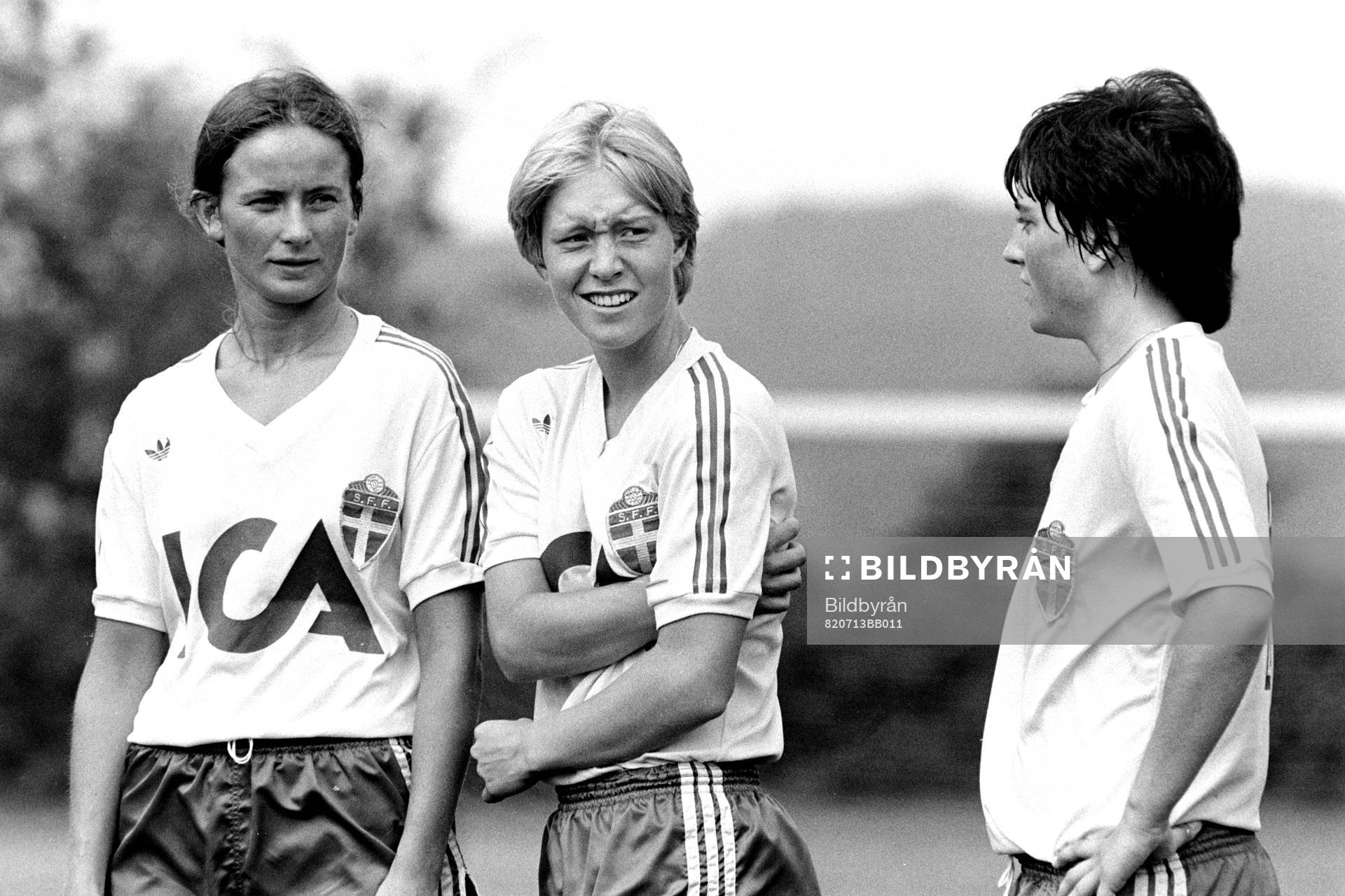 Anette Nicklasson, Helen Johansson och Camilla Andersson,