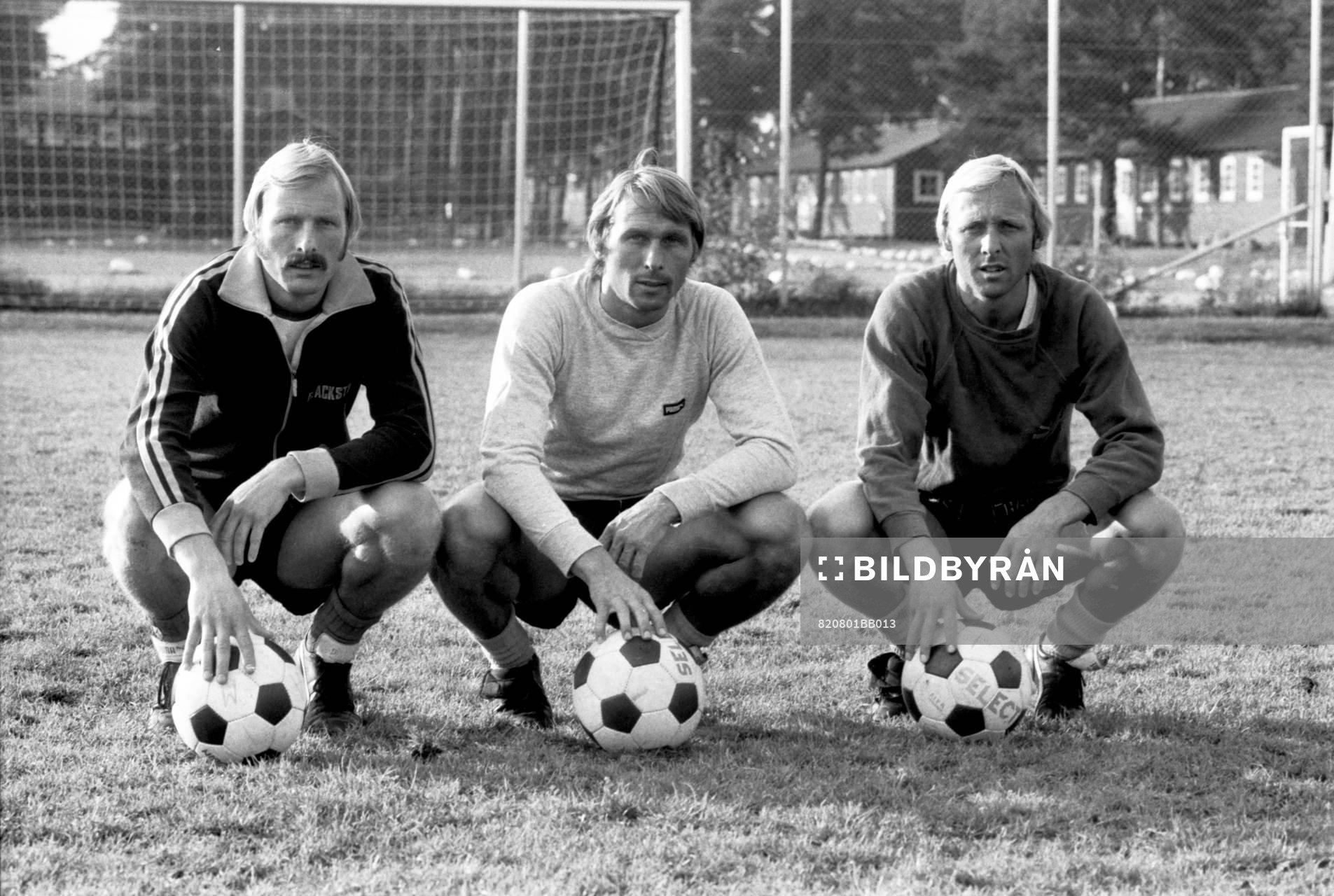  Bröderna Rolf-Inge, Bo och Sven-Bertil, Andersson. 
