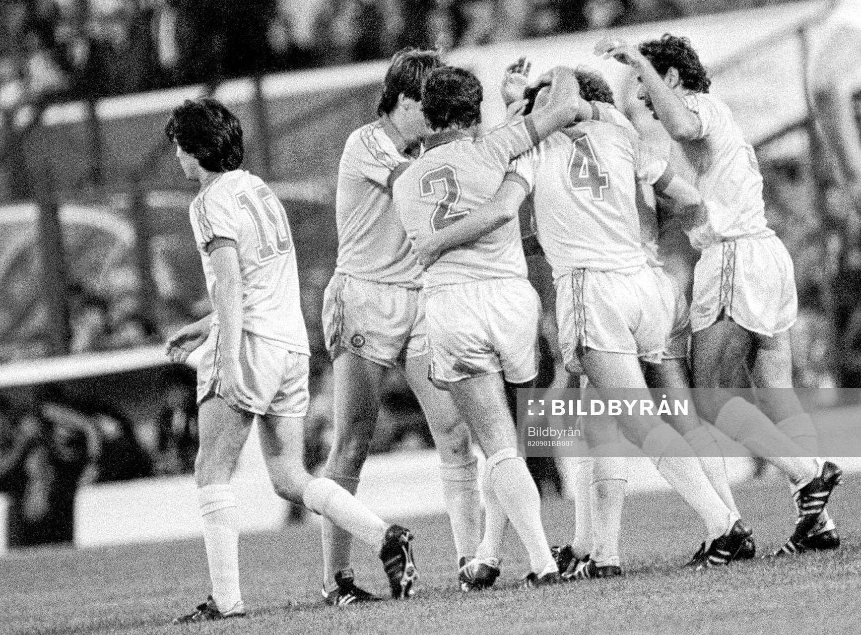 Kevin Keegan of Newcastle goal celebration