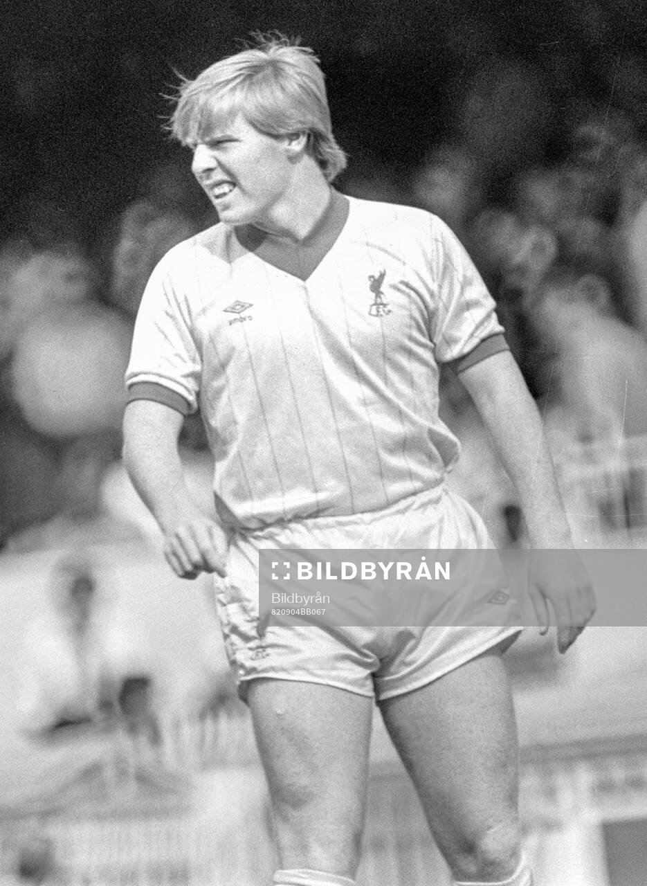 Football, Division One, England 1982-1983, Arsenal - Liverpool: Sammy Lee of Liverpool.