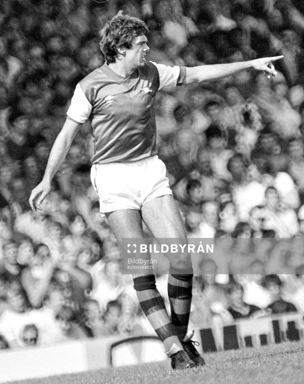 Football, Division One, England 1982-1983, Arsenal - Liverpool: David O’Leary of Arsenal. 
