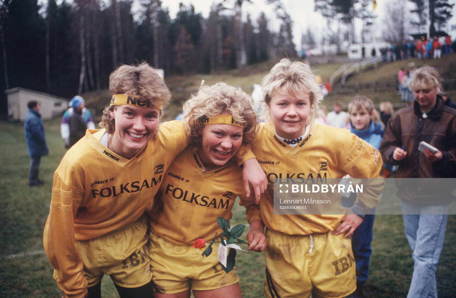 Lena Videkull, Katarina Olsson och Anneli Andelén jublar