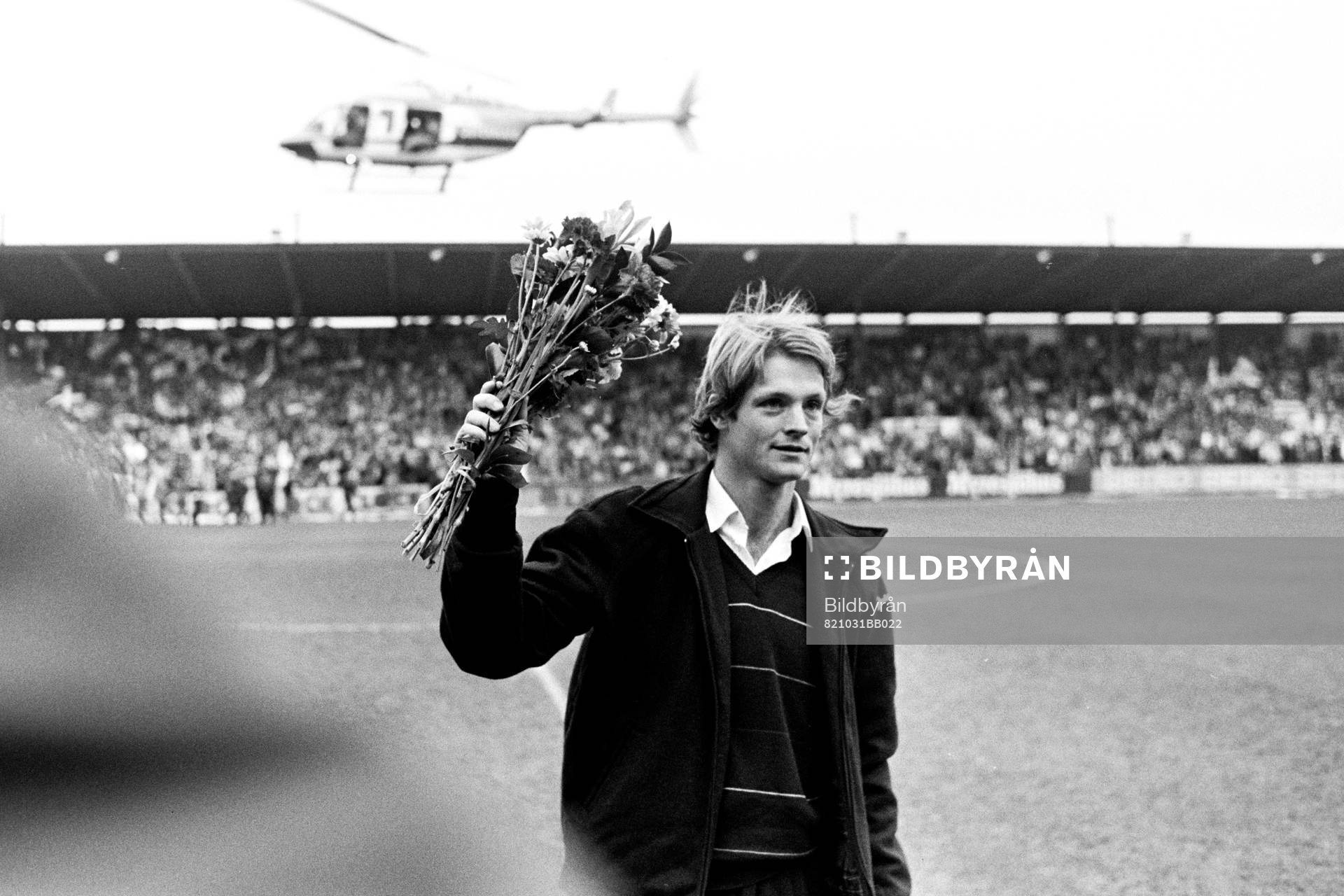 Torbjörn Nilsson hyllades med blommor