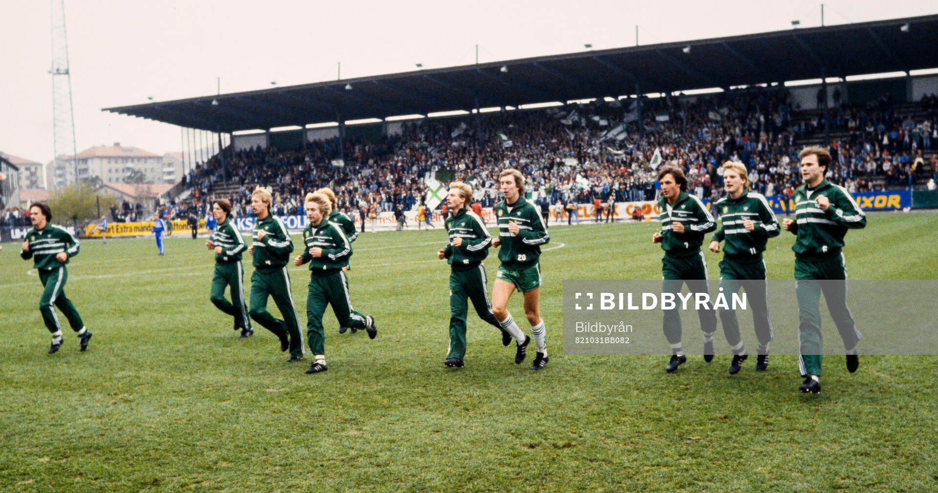 Hammarby värmer upp på Söderstadion, norra