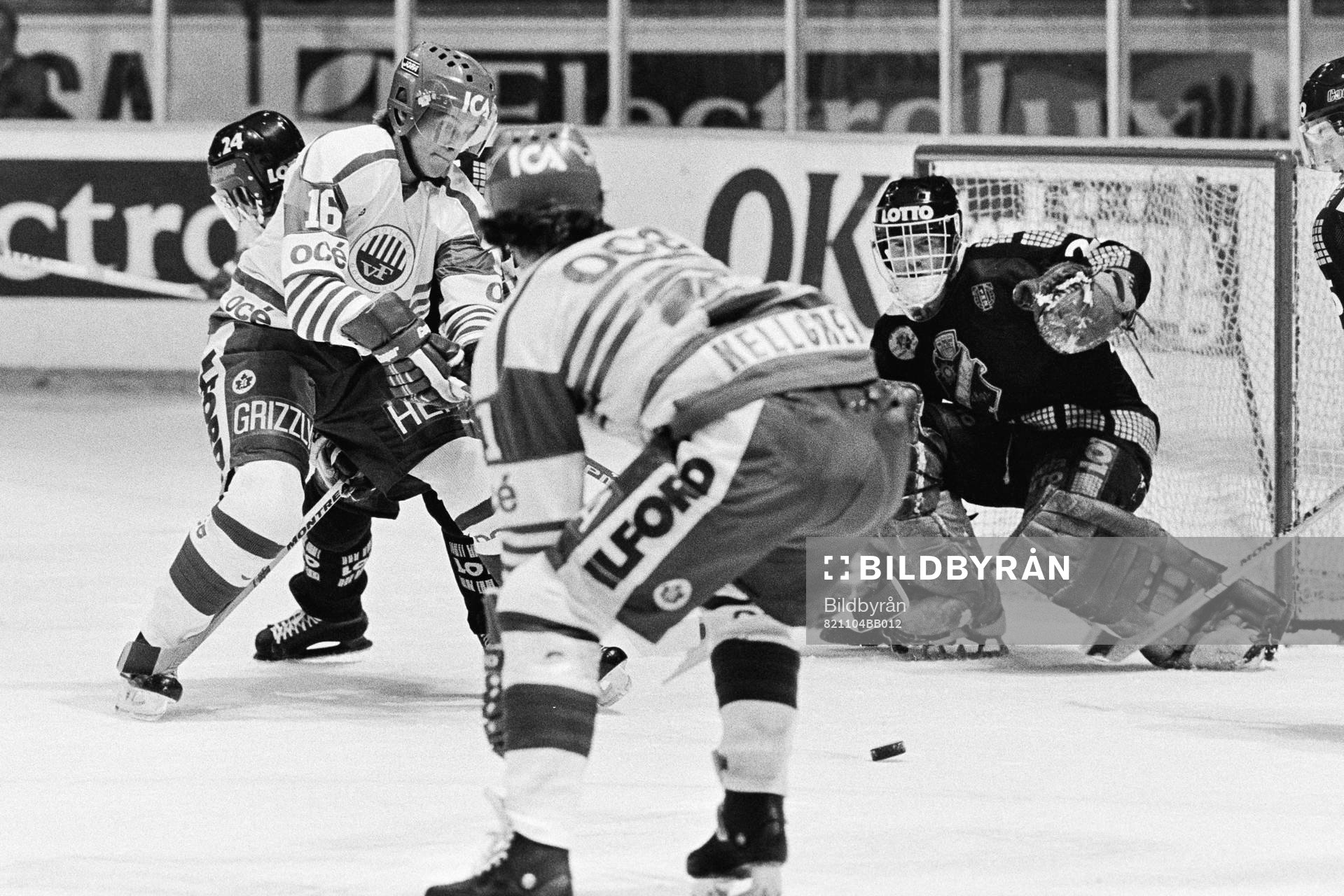 Thomas Kärrbrandt, Frölunda framför Gunnar Leidborg,