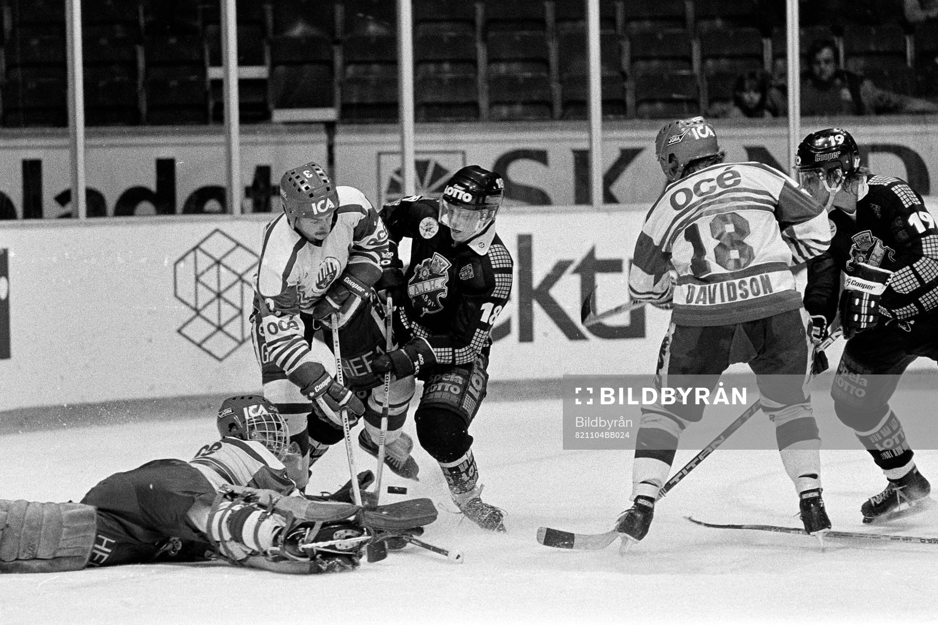 Leif Holmgren, AIK oroar Göran Högosta, målvakt i