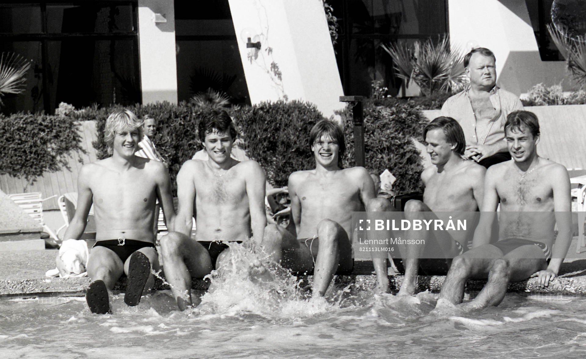 Håkan Sandberg, Glenn Hysén, Glenn Strömberg, Dan