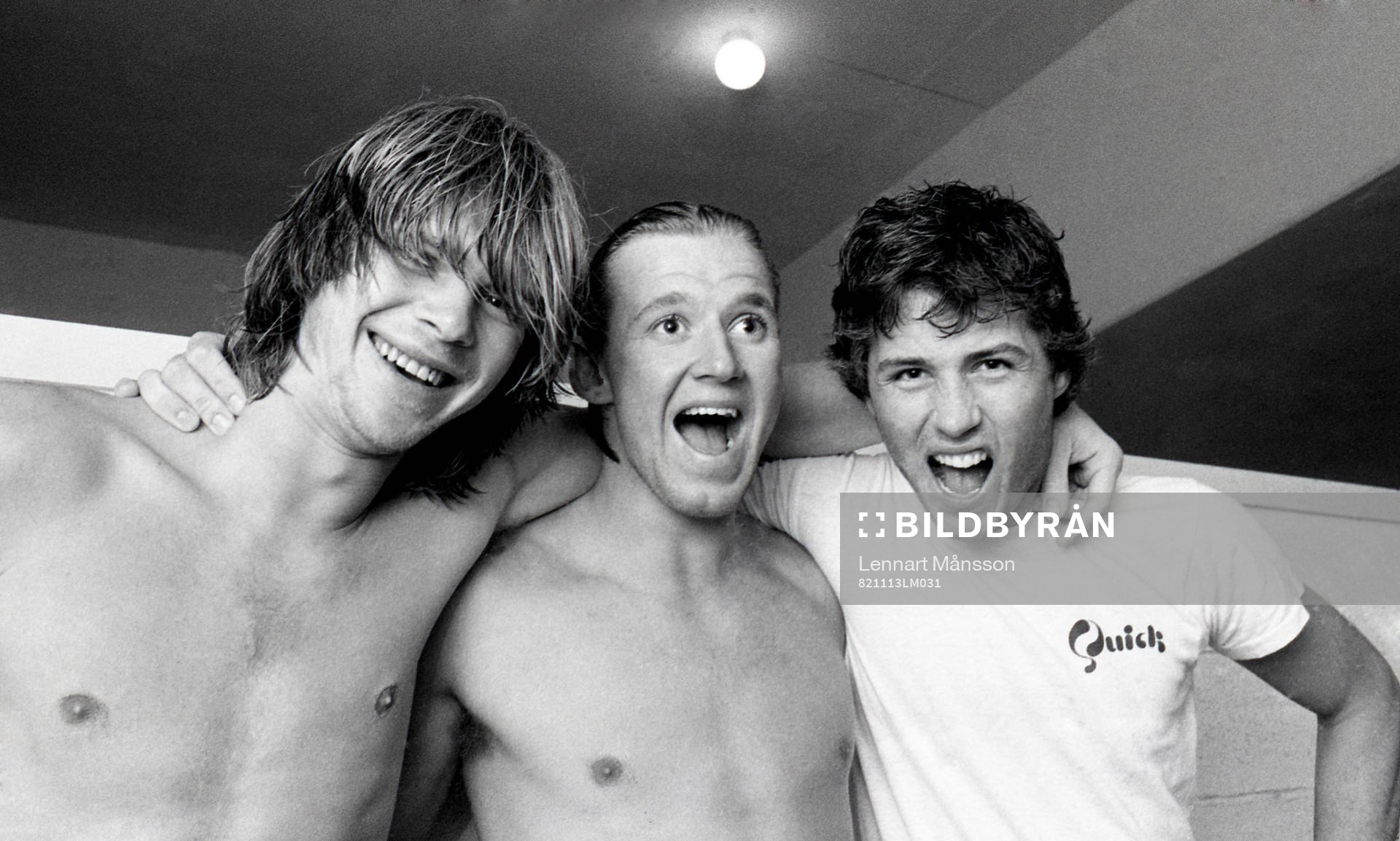 Glenn Strömberg, Dan Corneliusson och Glenn Hysén