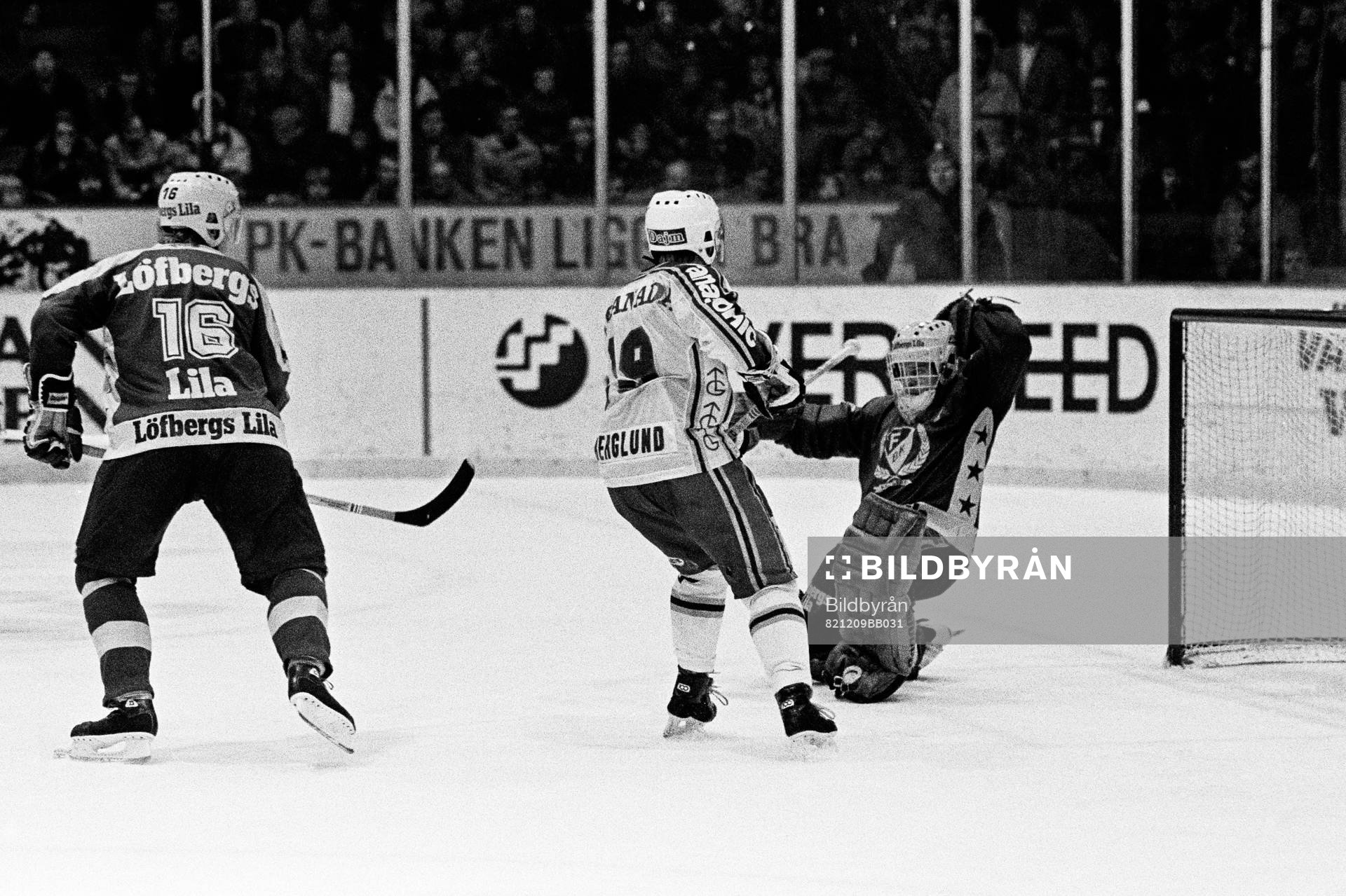 Bo Berglund, Djurgården framför färjestads målvakt