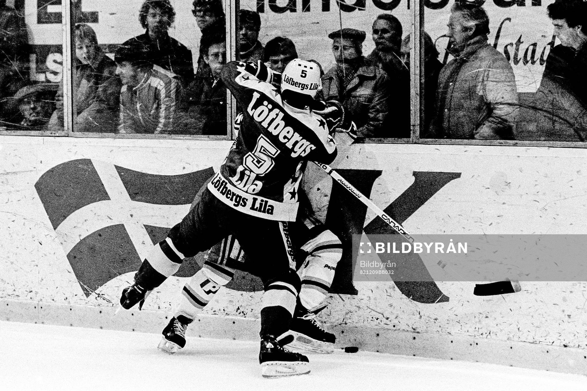 Håkan Loob, Färjestad trycker upp en djurgårdare i sargen