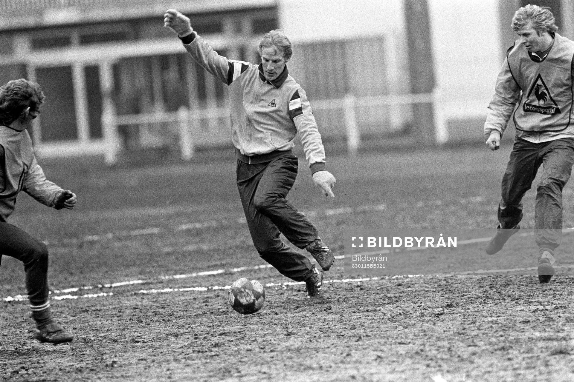 Benny Wendt med bollen