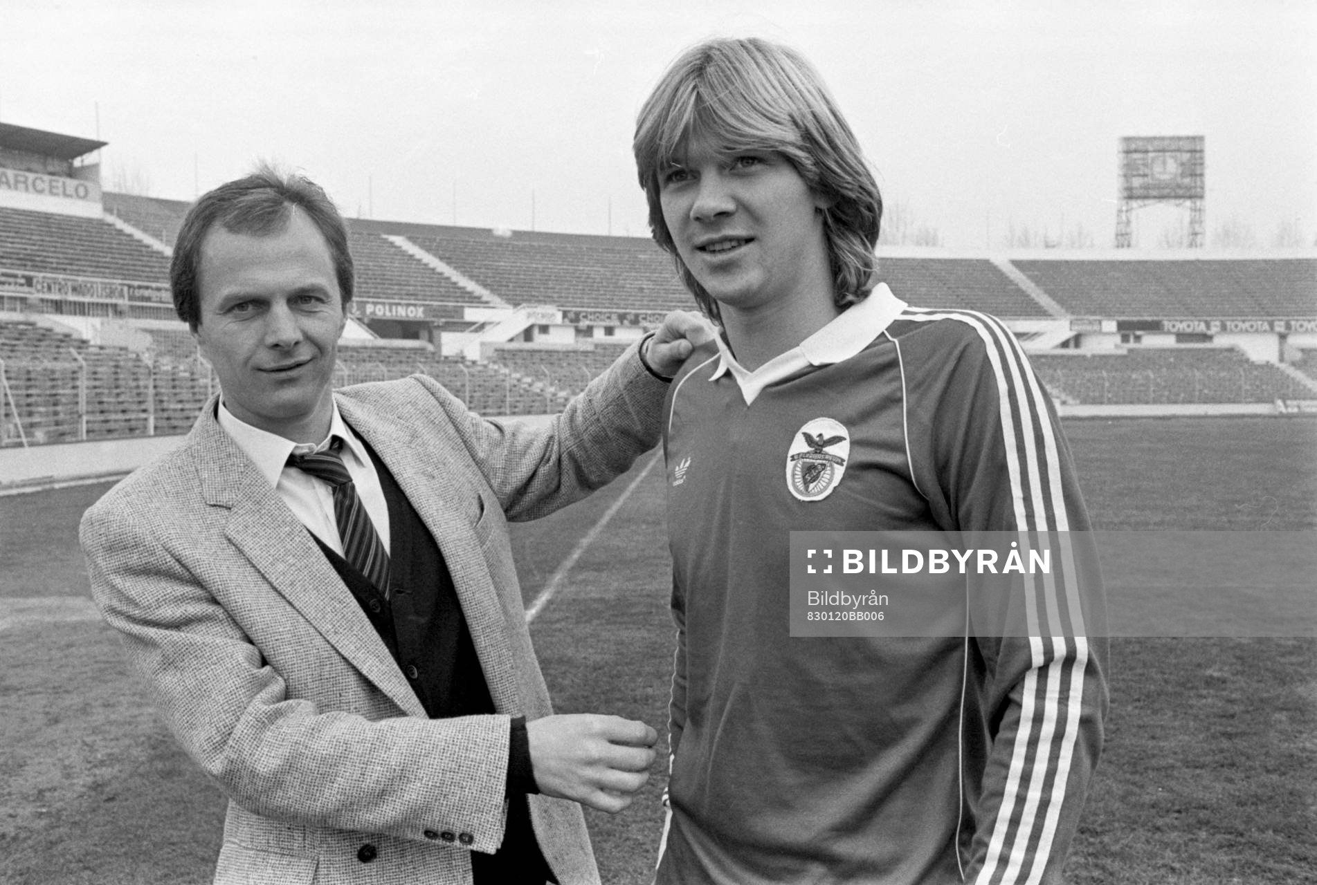 Sven-Göran Eriksson, tränare i Benfica och och Glenn