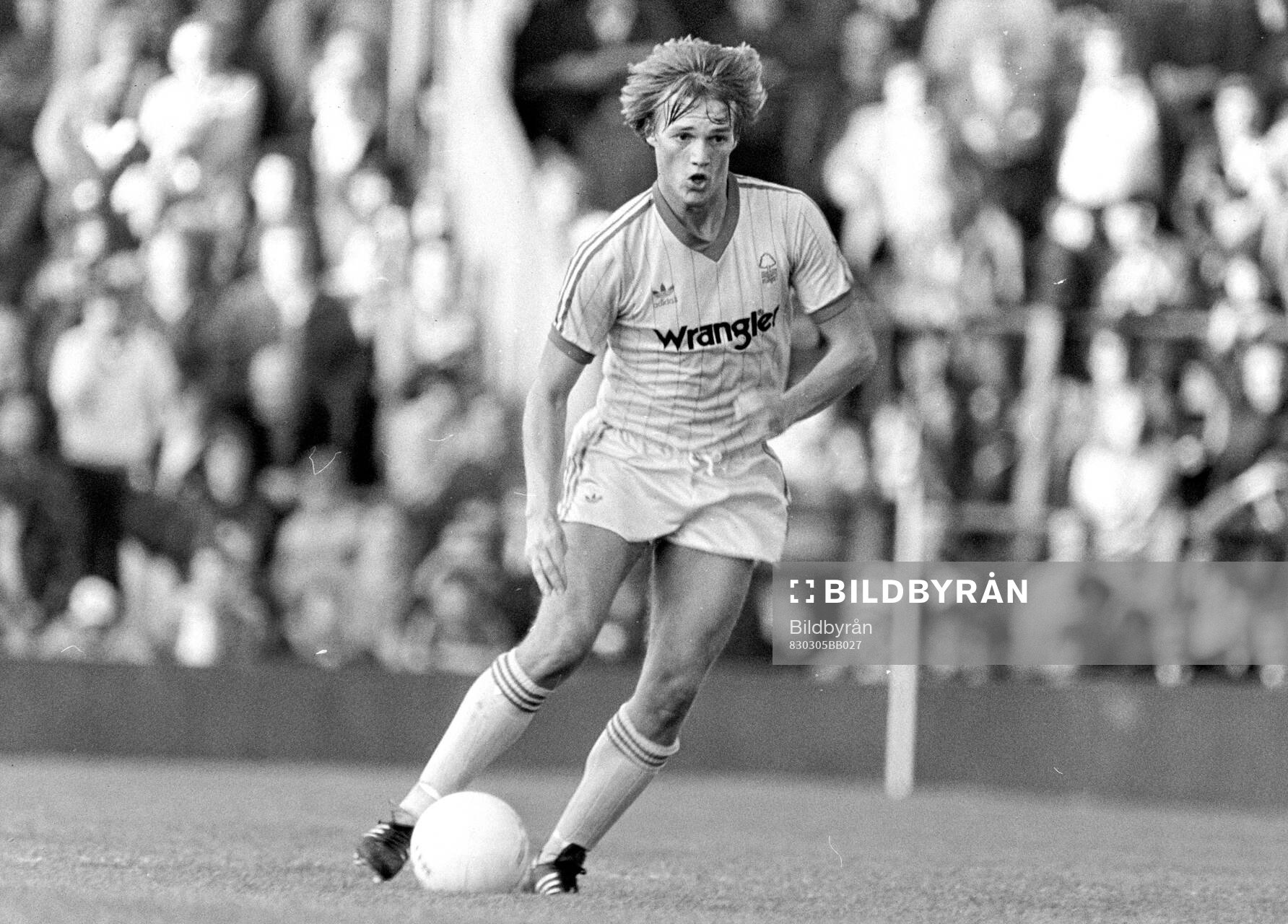 Football, Division One, England, Arsenal - Nottingham Forest: Kenny Swain of Nottingham Forest.