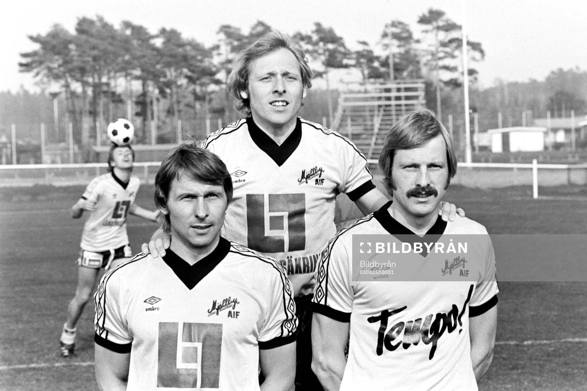 Sven-Bertil Andersson bakom Bo Andersson och Rolf-Inge