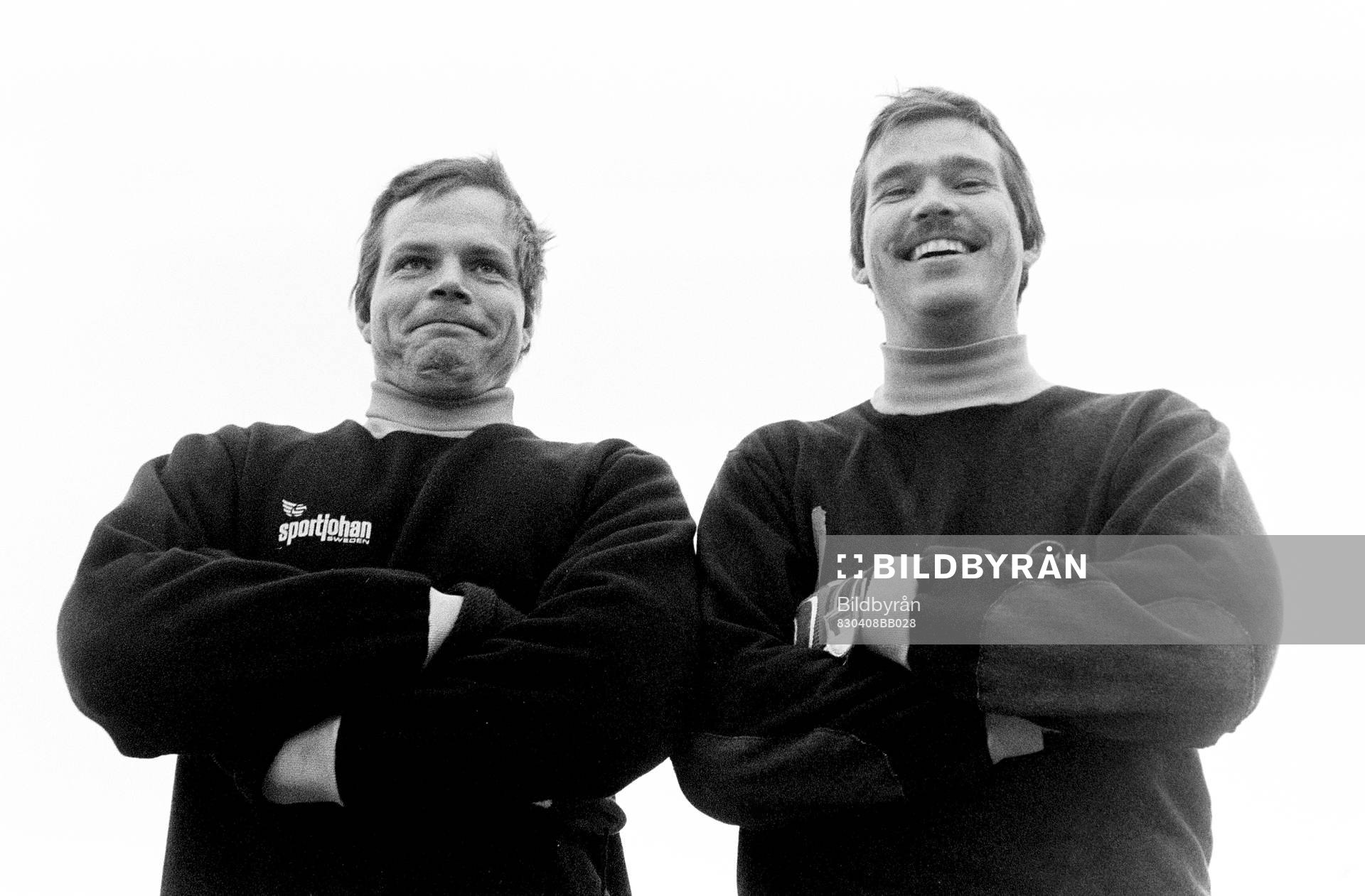 Bengt-Göran Stenbäcken och Tore Stenbäcken, målvakt