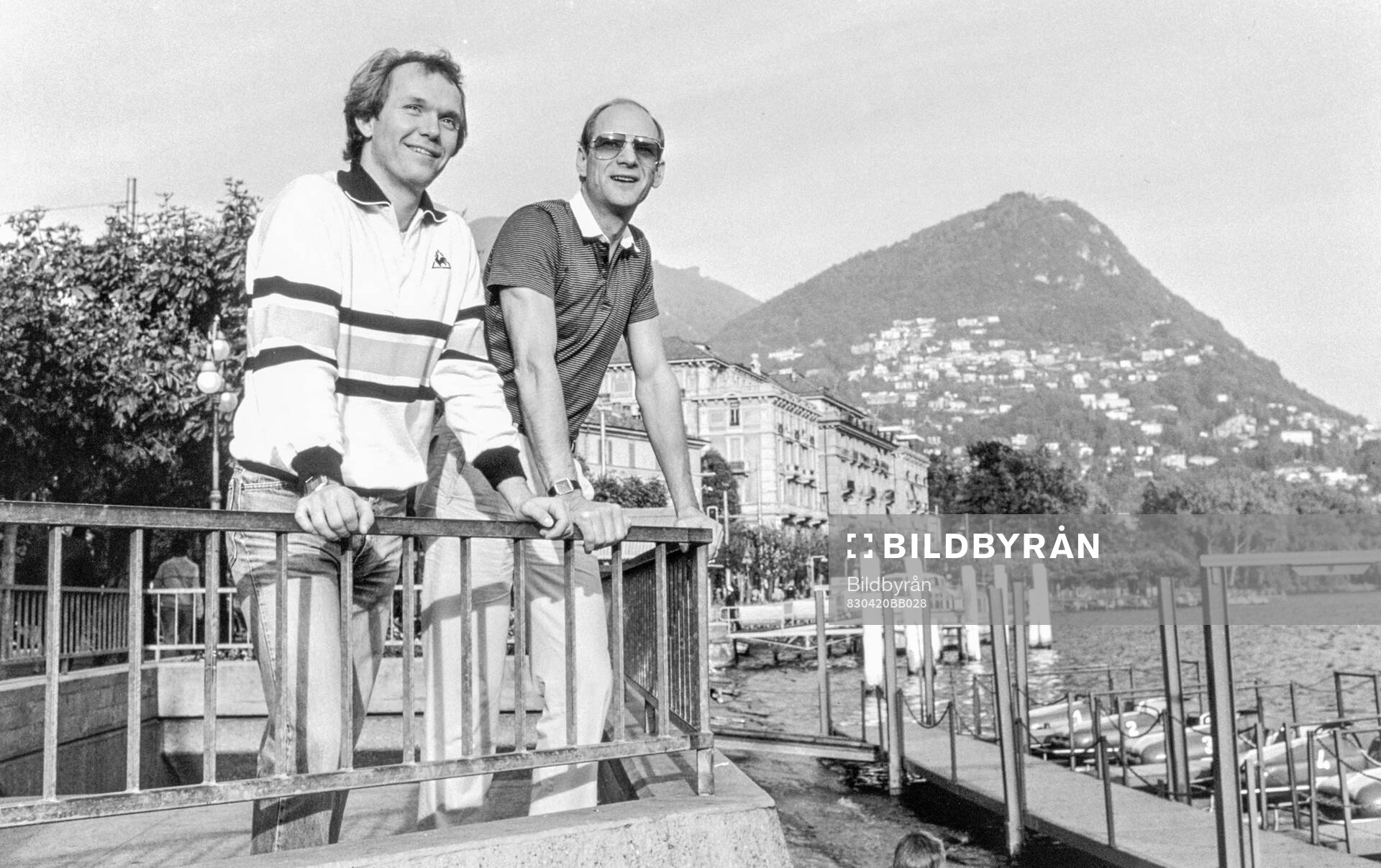 Kent Johansson och John Slettvoll i Lugano