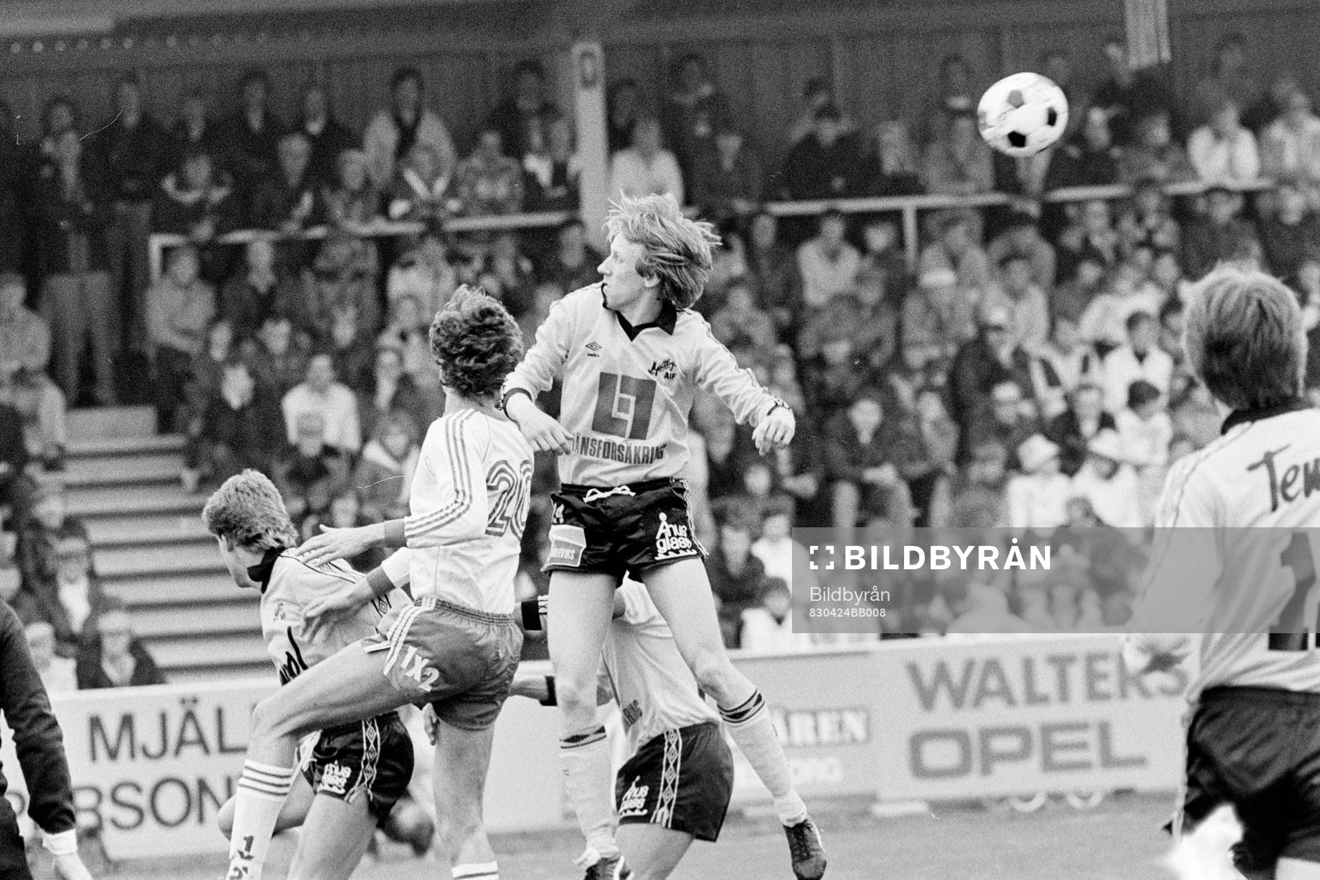Alf Andersson, Mjällby i en nickduell