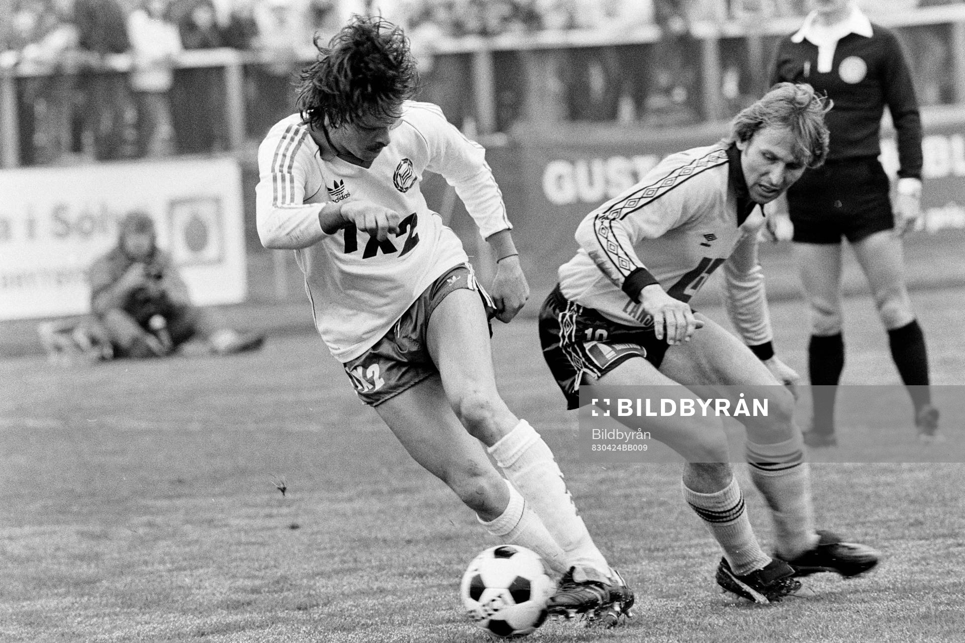 Klas Johansson, Hammarby och Bo Andersson, Mjällby i kamp