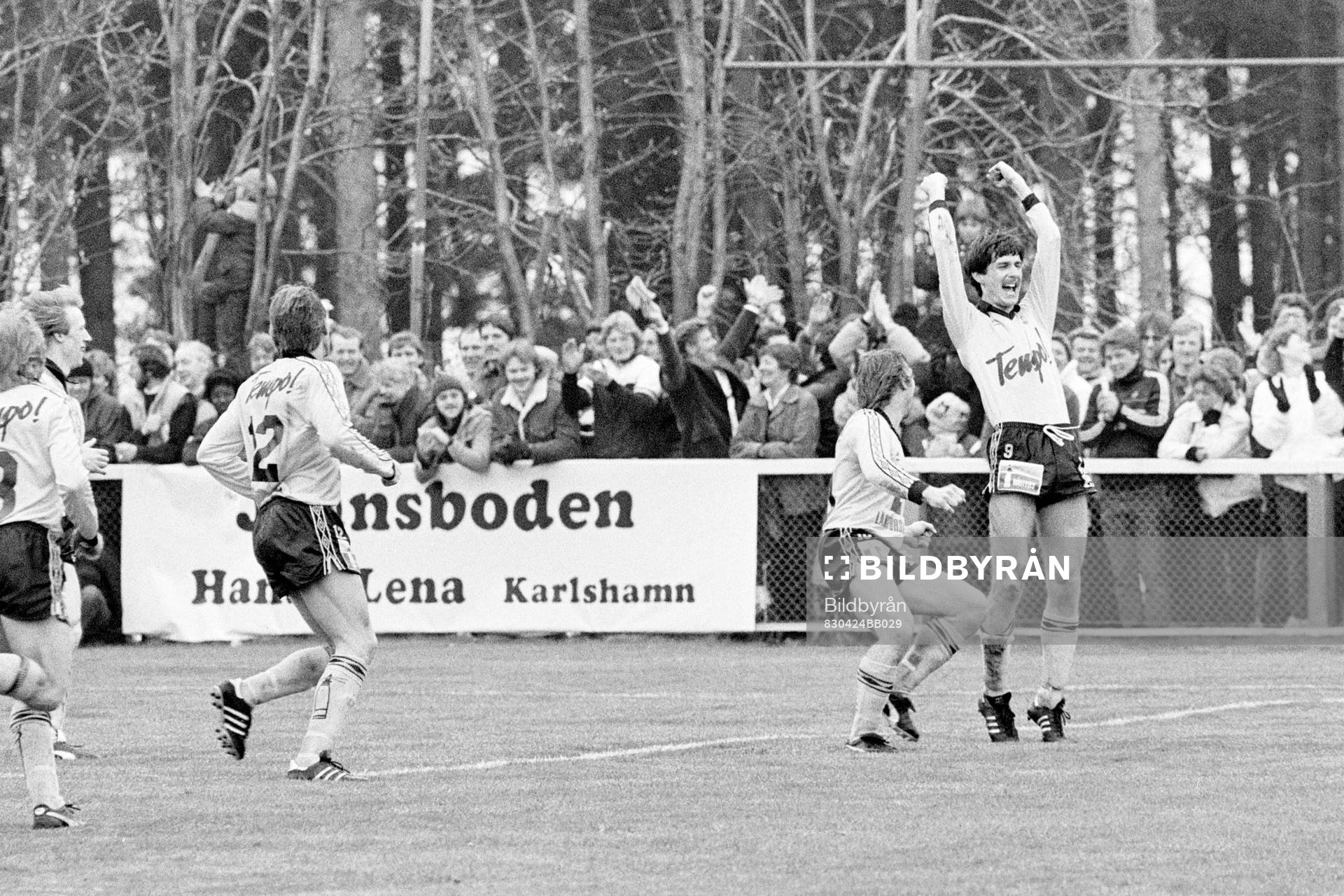 Lennart Johansson, Mjällby jublar