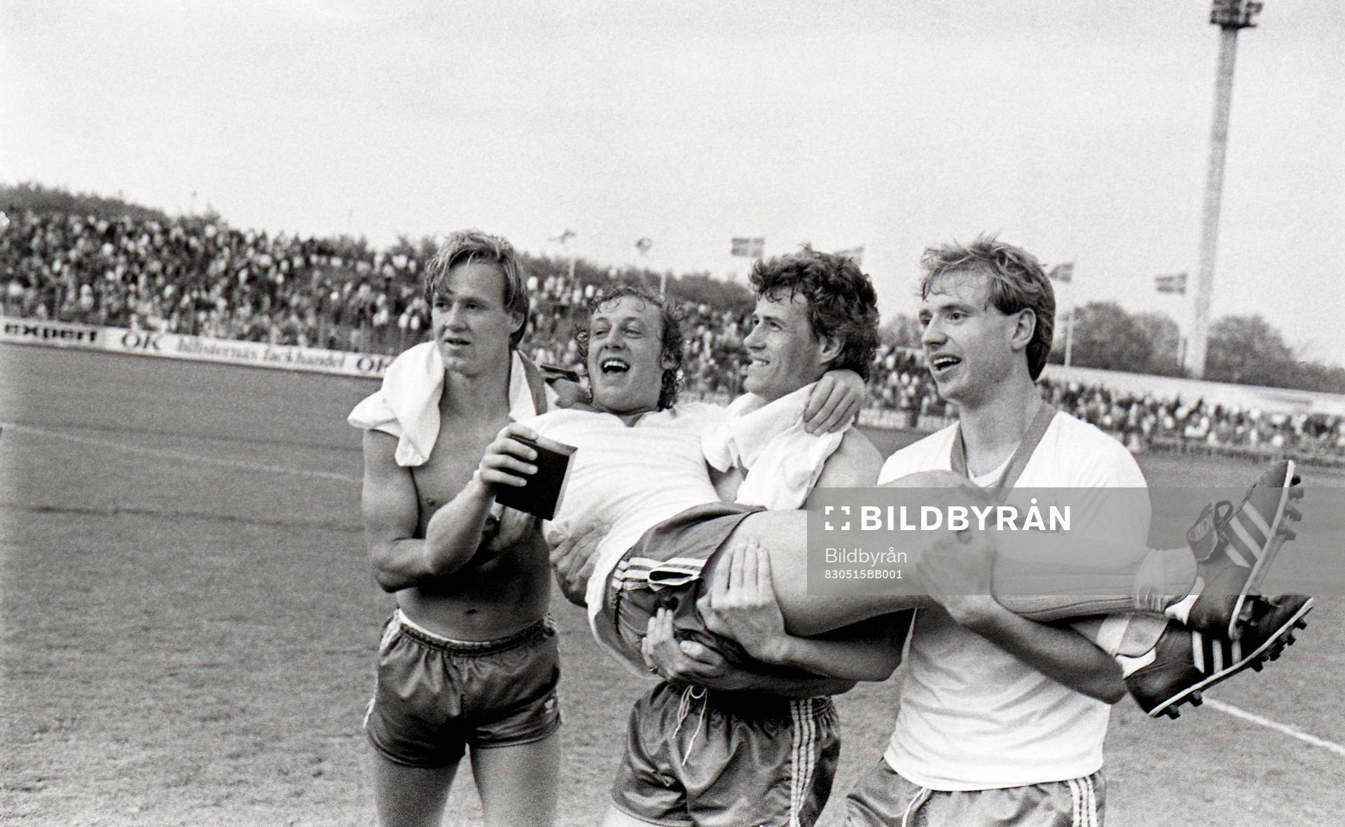 Dan Corneliusson, Robert Prytz, Glenn Hysén och Andreas