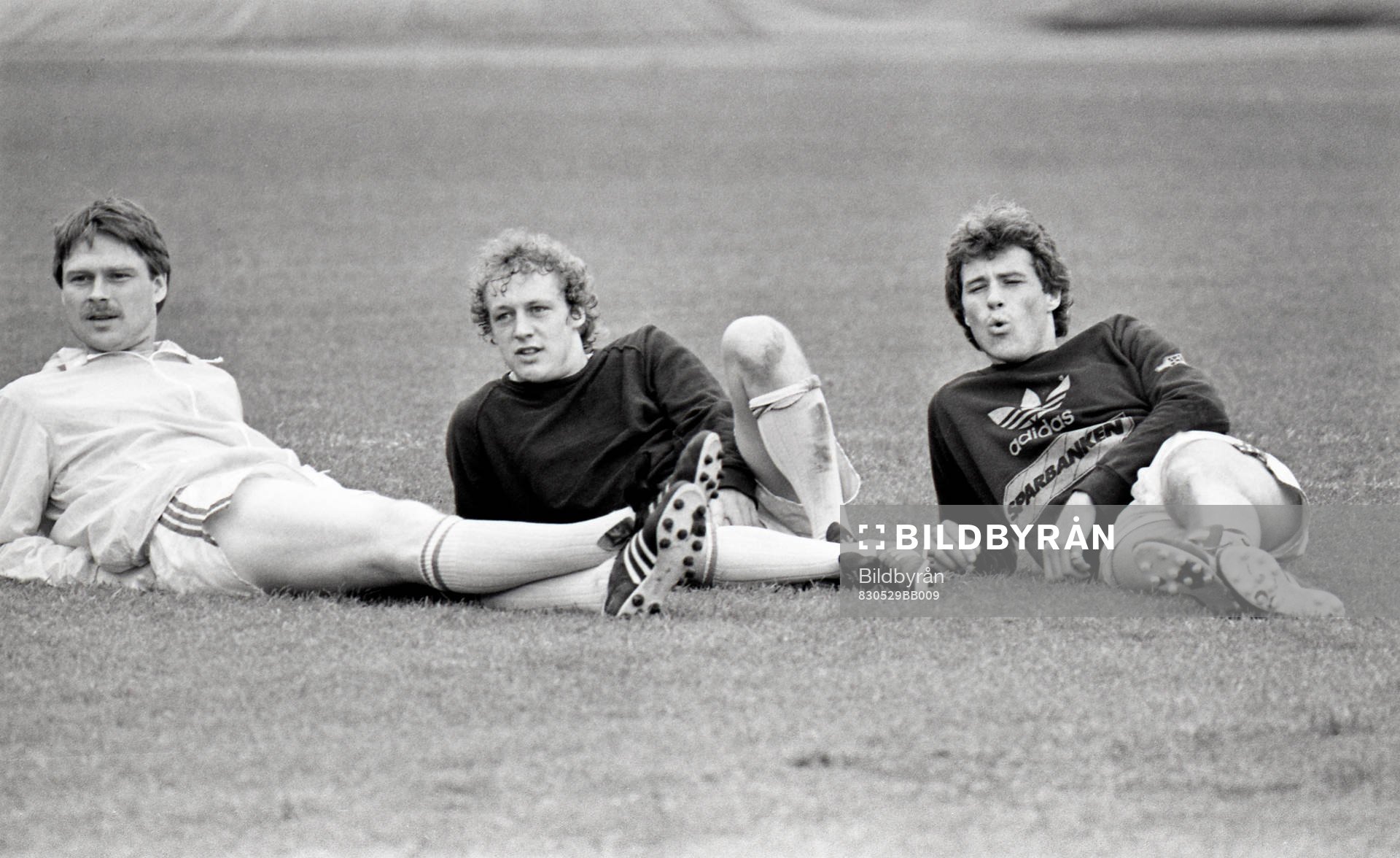 Sven Dala Dahlkvist,  Robert Prytz och Glenn Hysén