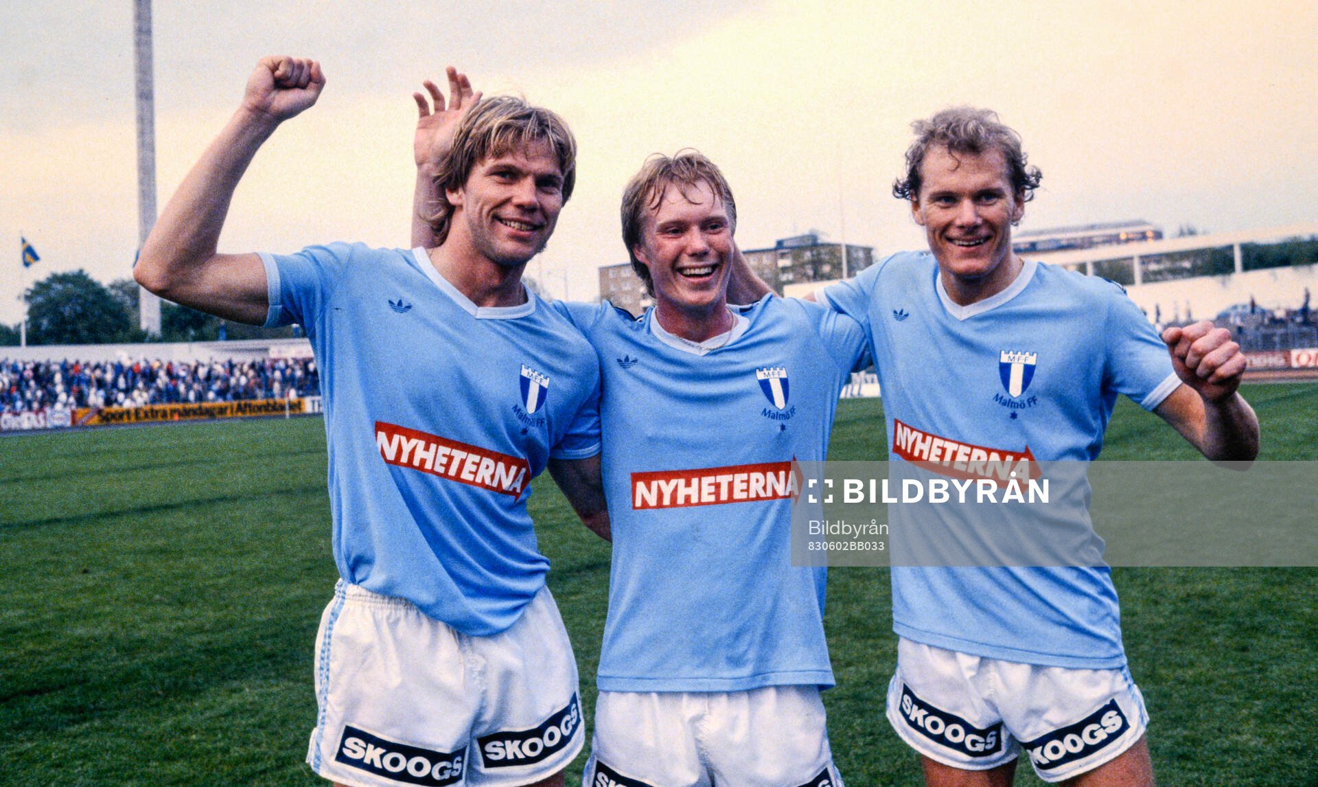 Malmös Thomas Sunesson, Lars Larsson och Björn Nilsson