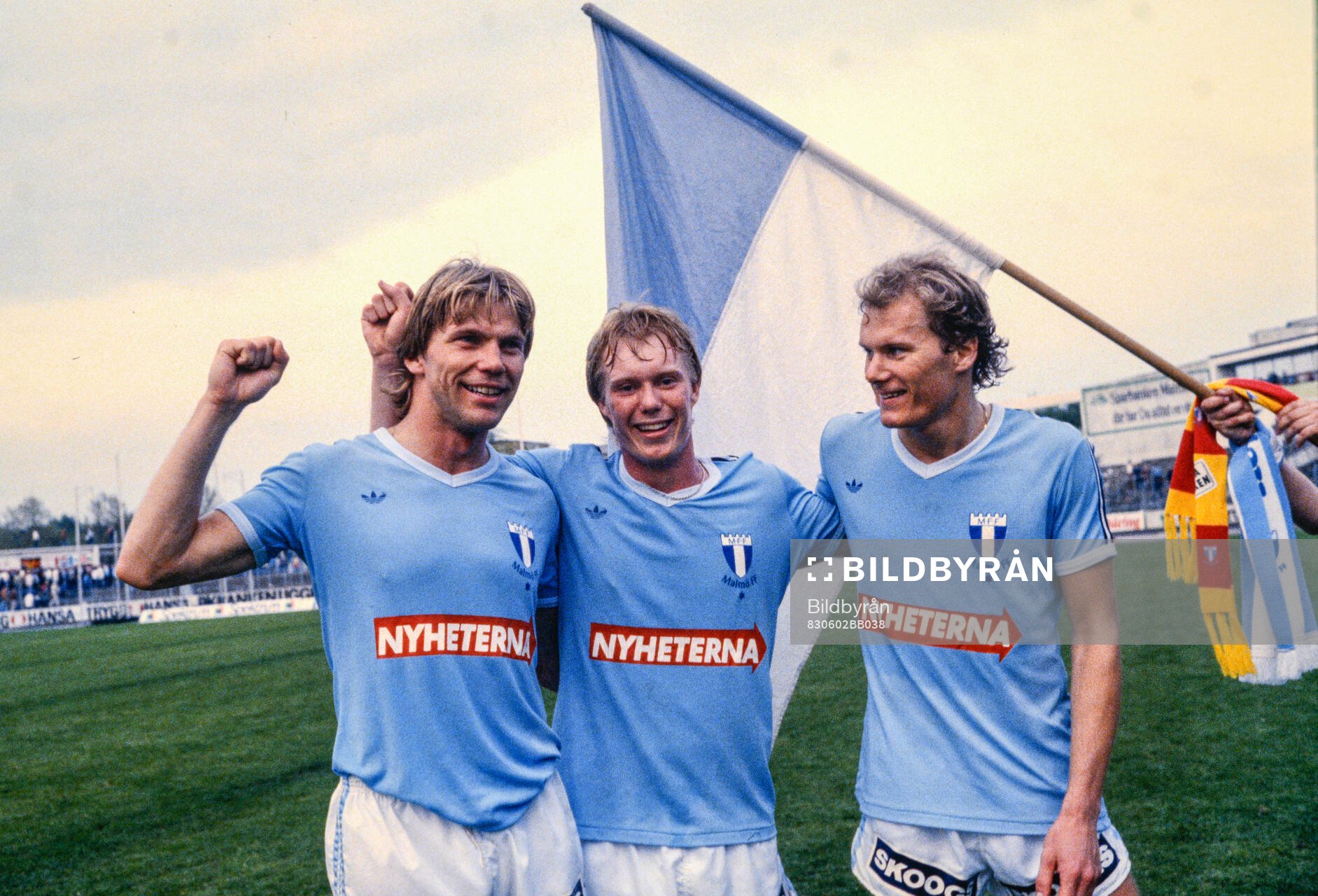 Malmös Thomas Sunesson, Lars Larsson och Björn Nilsson