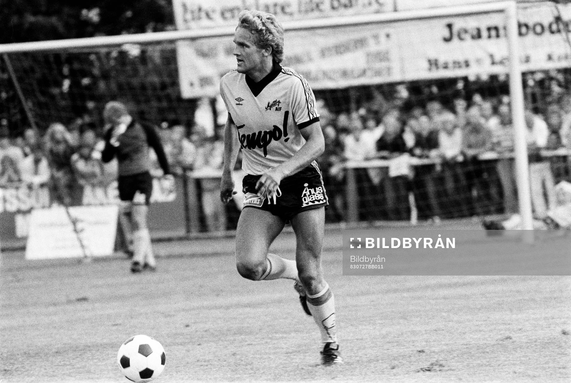  Erkki Rytilahti, Mjällby med bollen.