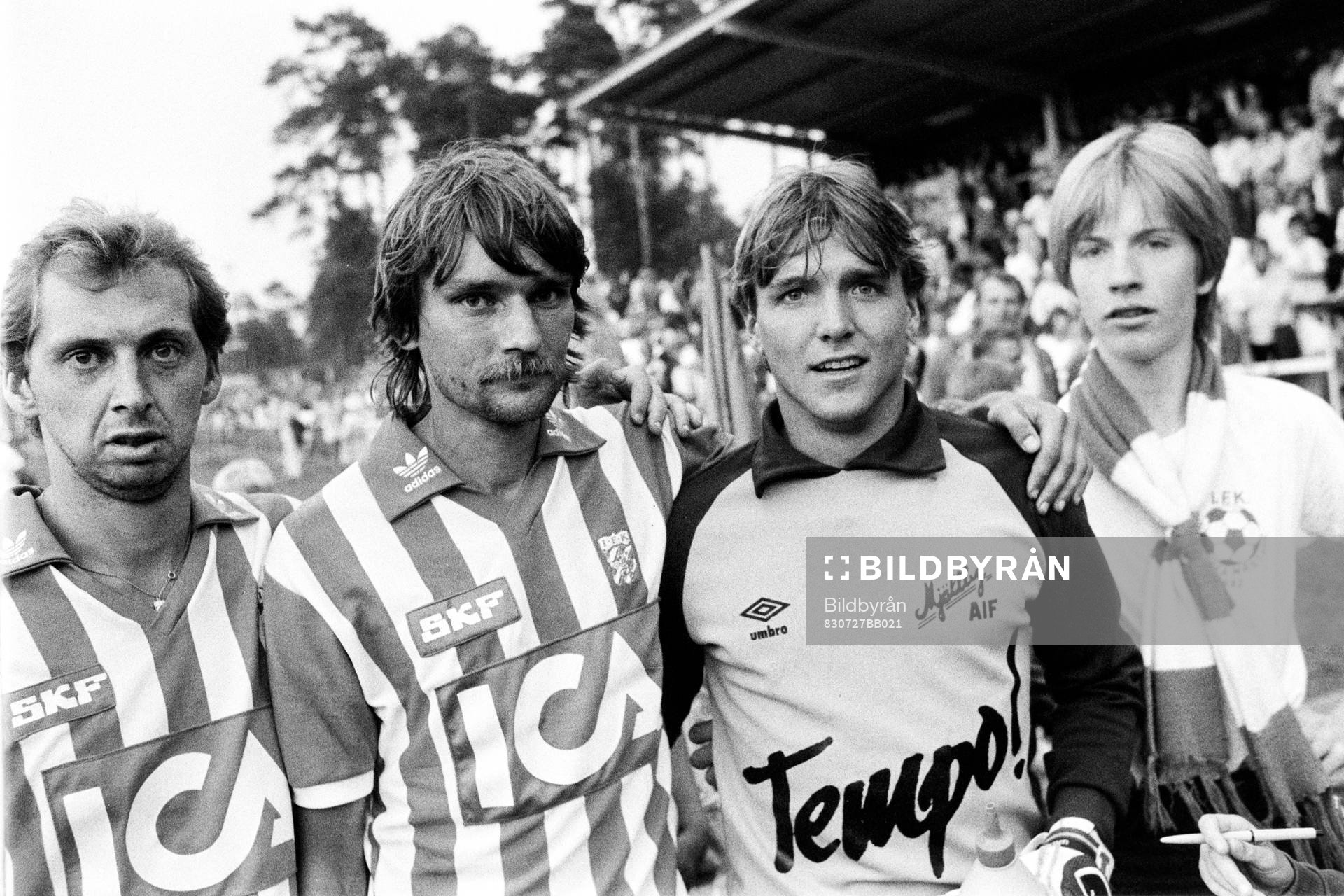 Göteborgs Jerry Carlsson, Ruben Svensson och Glenn