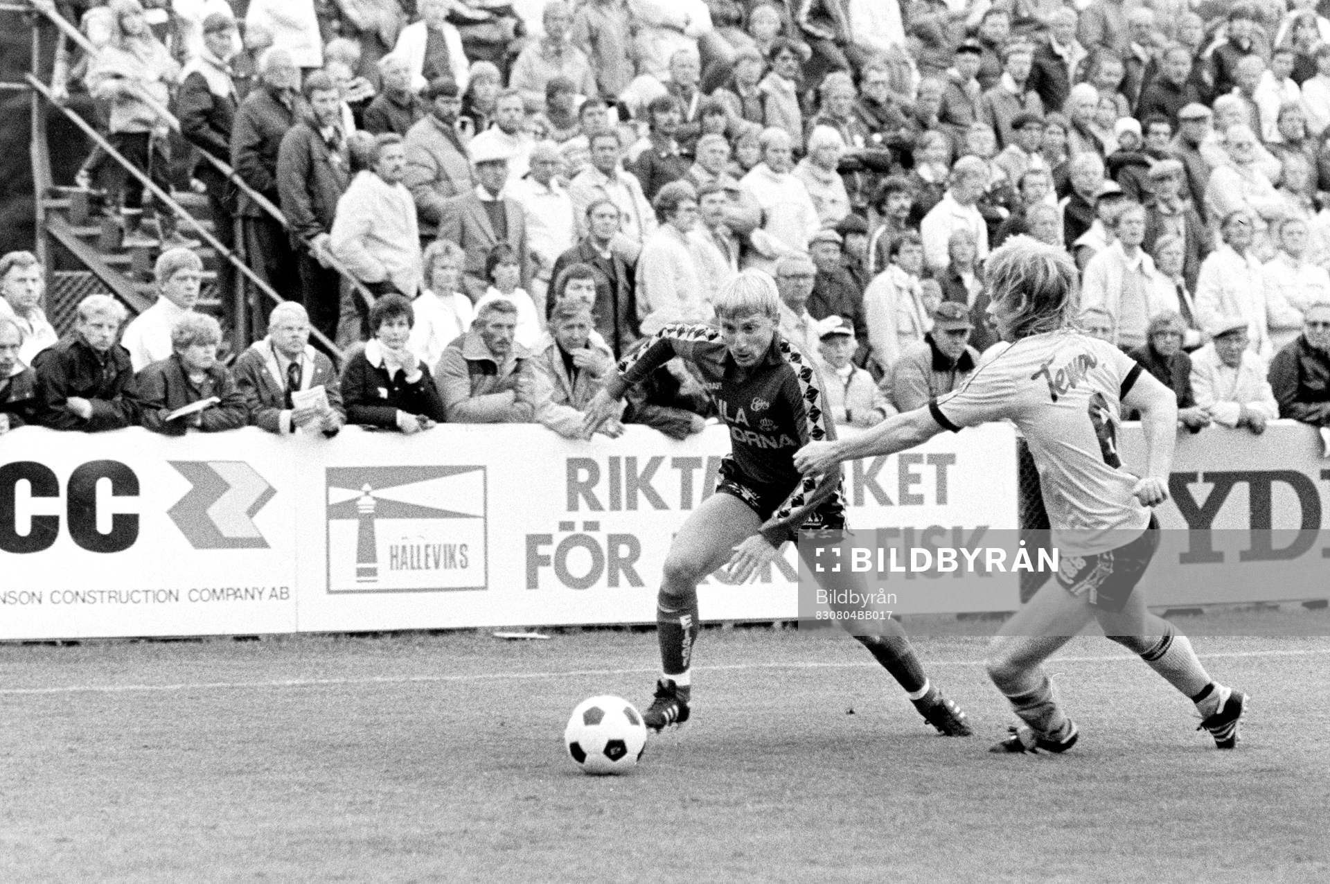 Fotboll, Allsvenskan, Mjällby - Elfsborg, 1-2: Frank Klarström, Elfsborg med bollen.