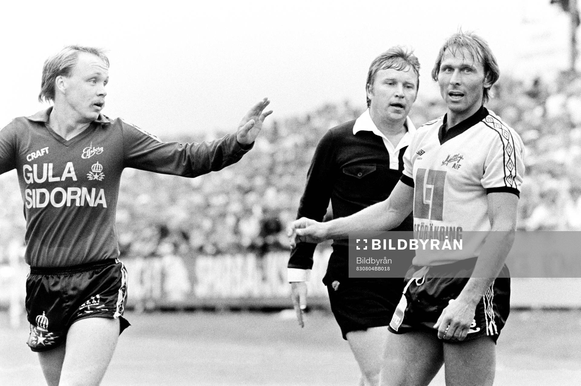 Fr. v Christer Qvist, Elfsborg, domare Ulf Eriksson,