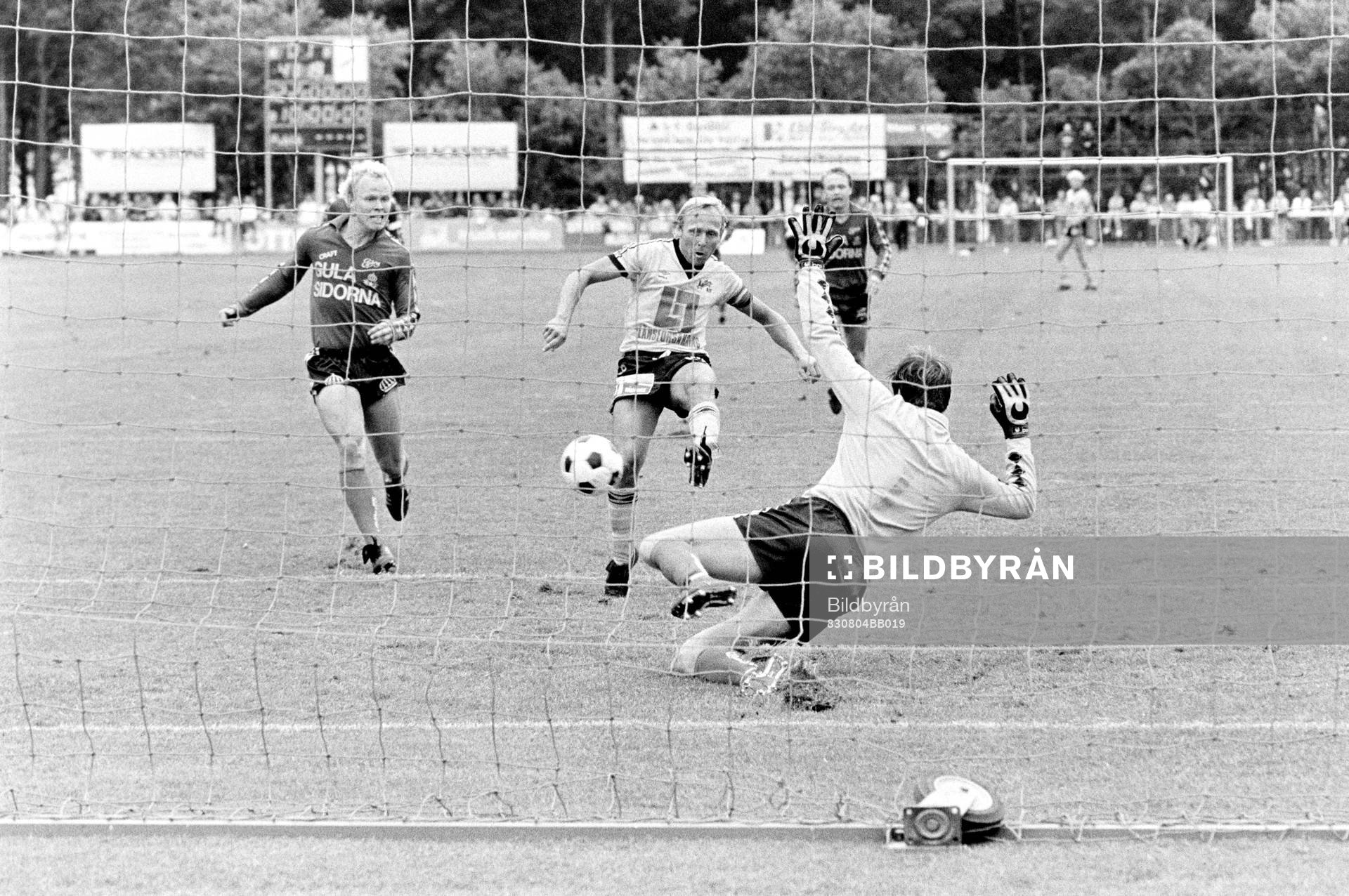 Sven-Bertil Andersson, Mjällby kvitterar till 1-1 utan
