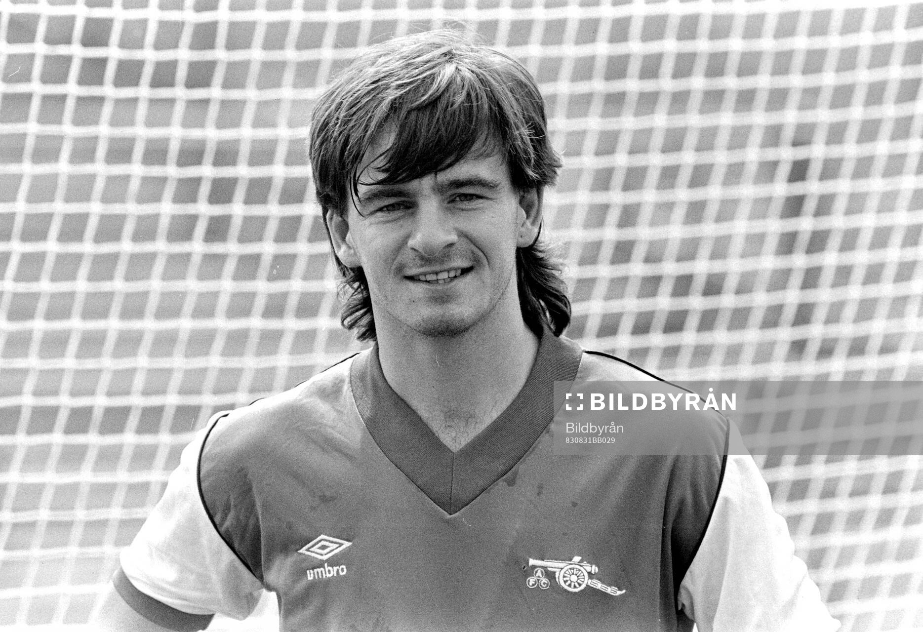 Football, English Division One 1983-84, Arsenal, Training session: Charlie Nicholas of Arsenal.