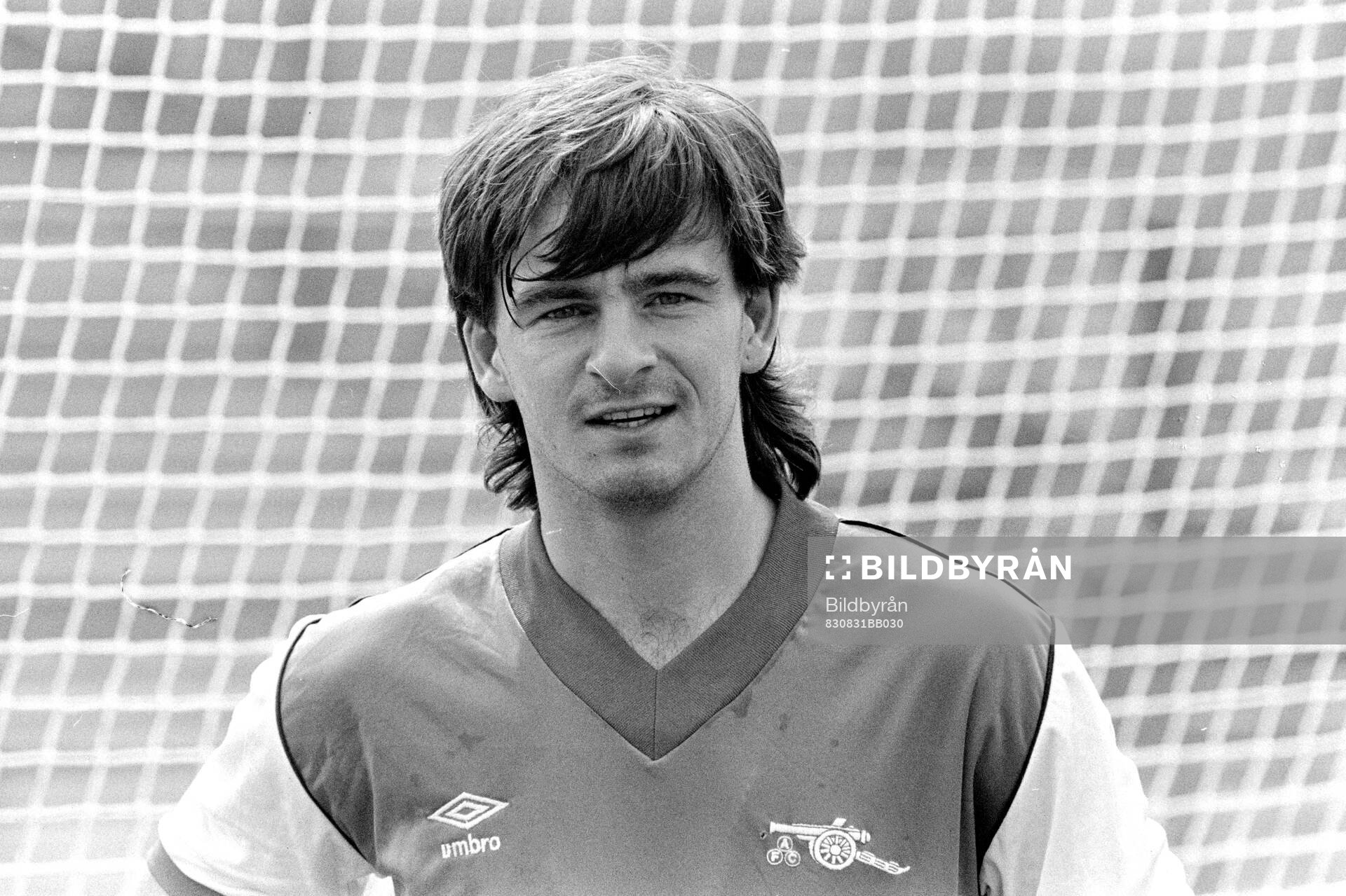 Football, English Division One 1983-84, Arsenal, Training session: Charlie Nicholas of Arsenal.